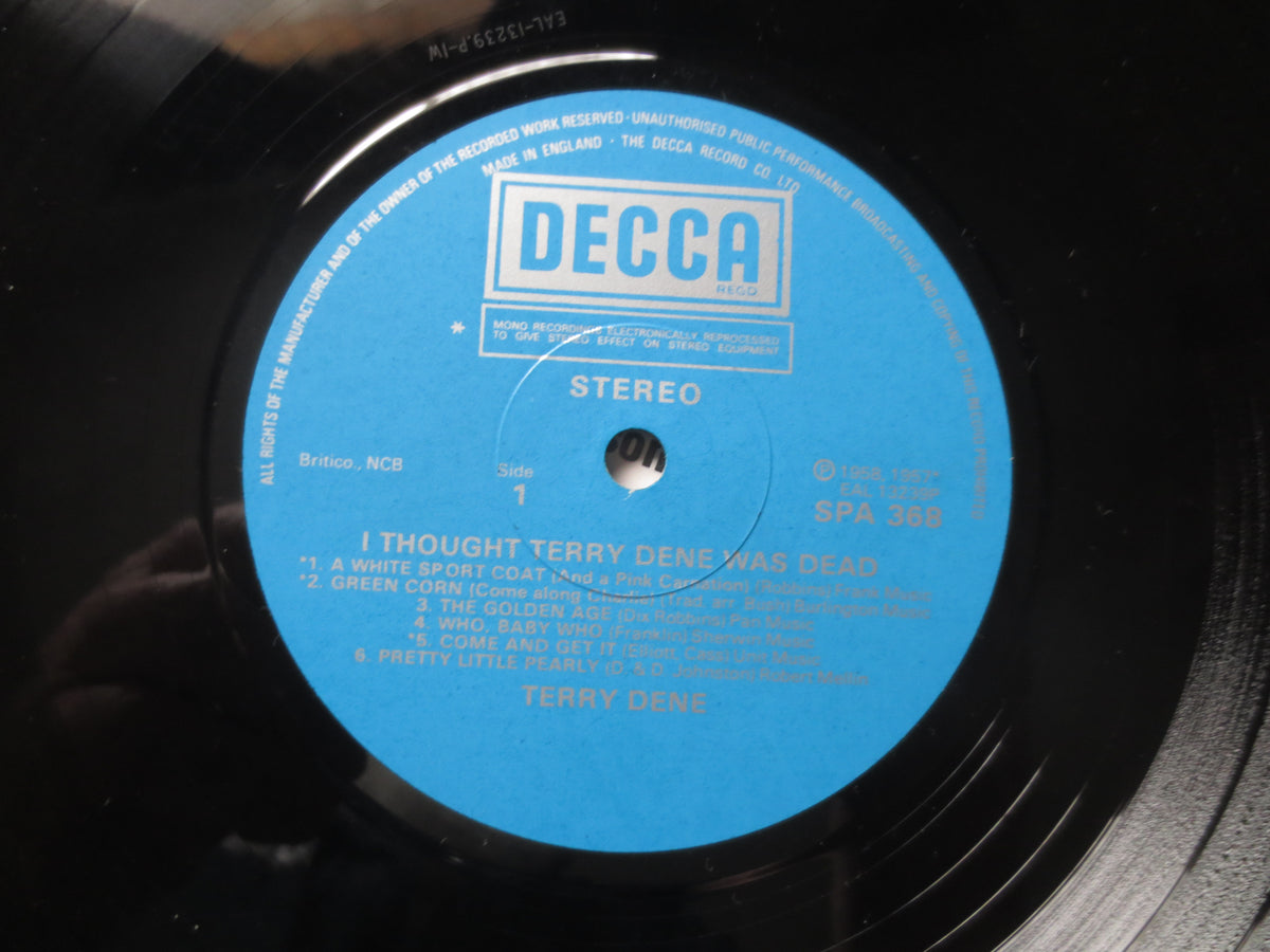 Terry Dene – Terry Dene (1974) Vinyl LP