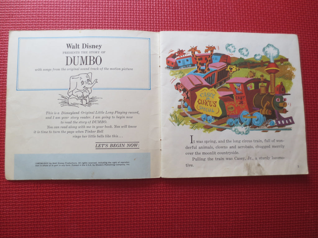 Disneyland Records – The Story of Dumbo (1977) Vinyl LP
