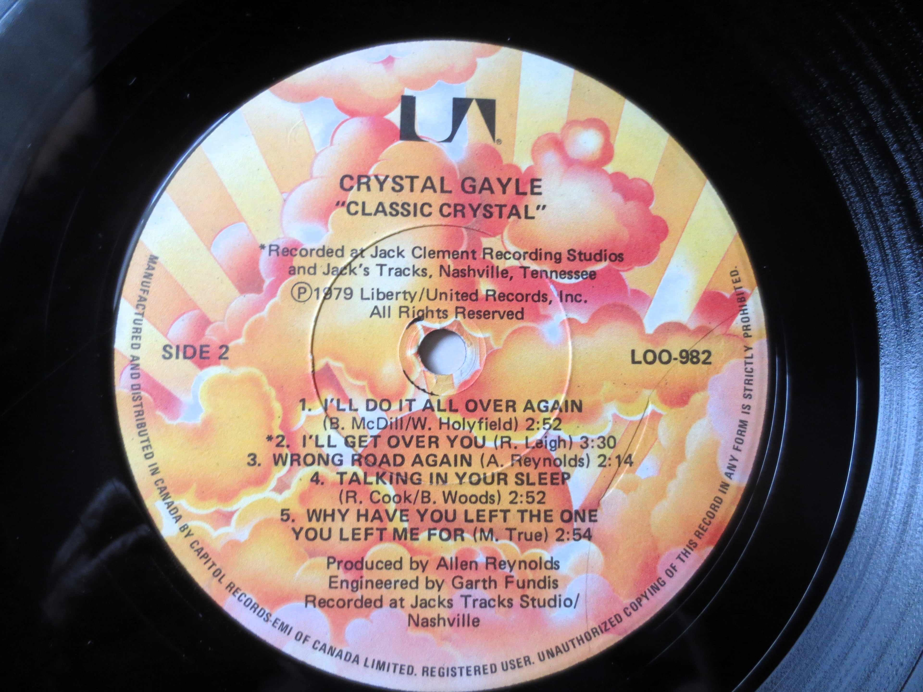 Crystal Gayle – Classic Crystal (1979) [Vinyl LP]