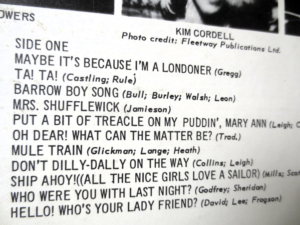 The Entertainers – Pubs, Pearlies & Pints (1964) Vinyl LP