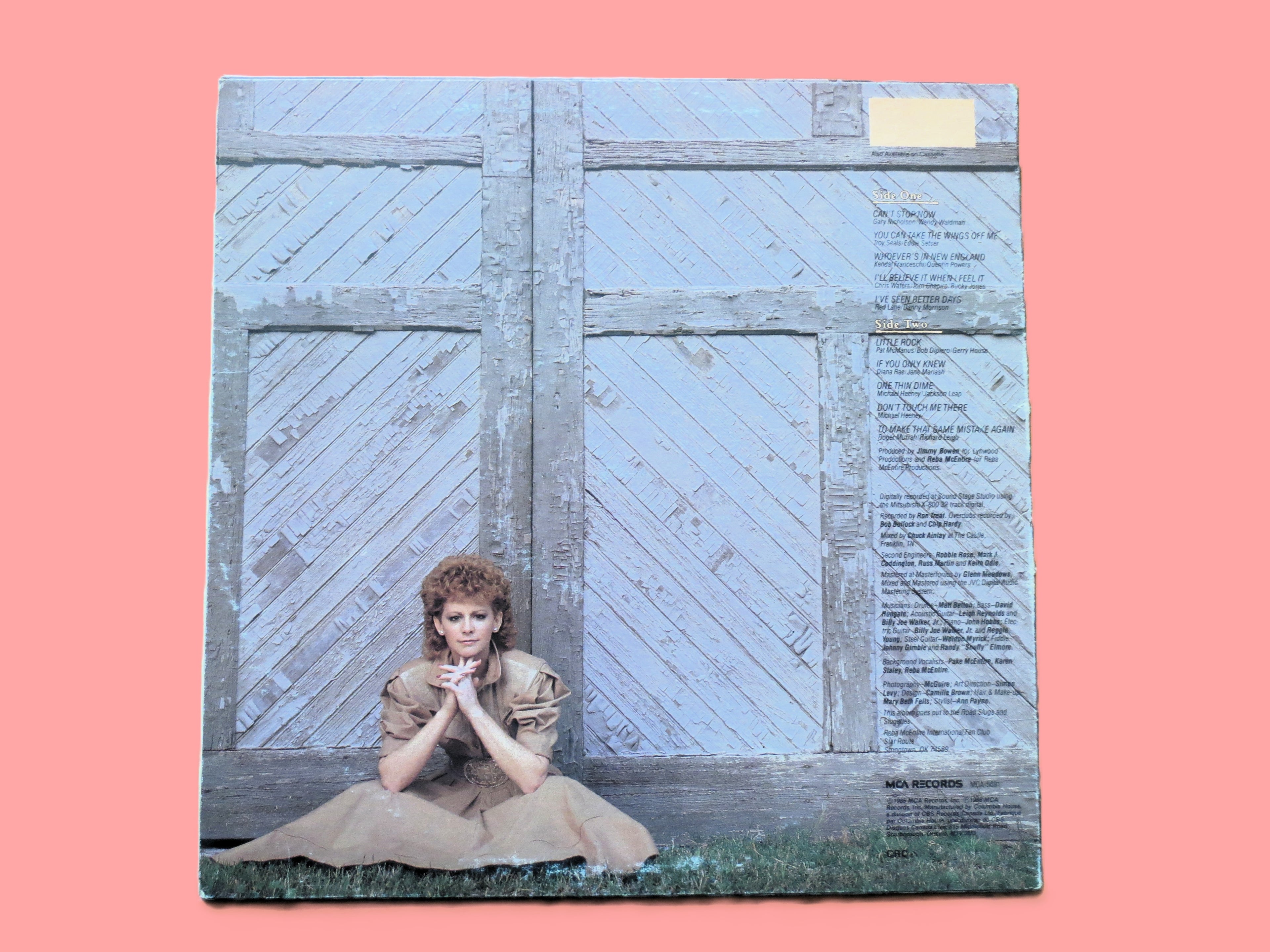 REBA McENTIRE, Whoever's In New England, Vintage Album, 1986 Record, Vinyl Lp