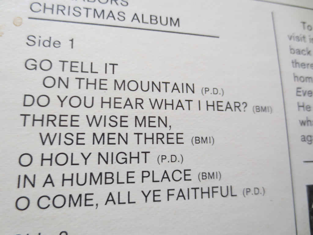Jim Nabors – Christmas Album (1967) Vinyl LP