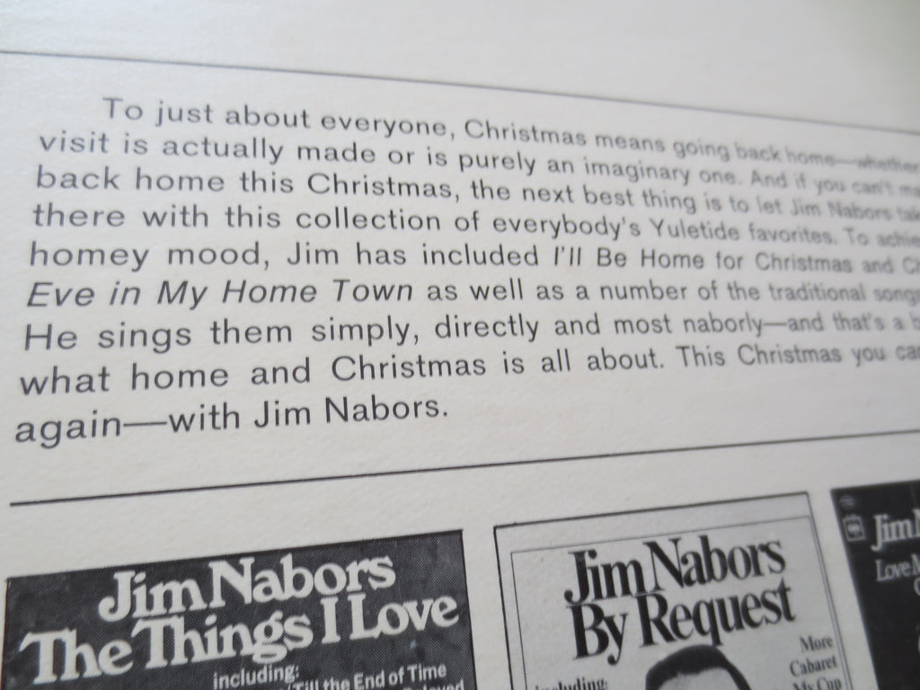 Jim Nabors – Christmas Album (1967) Vinyl LP