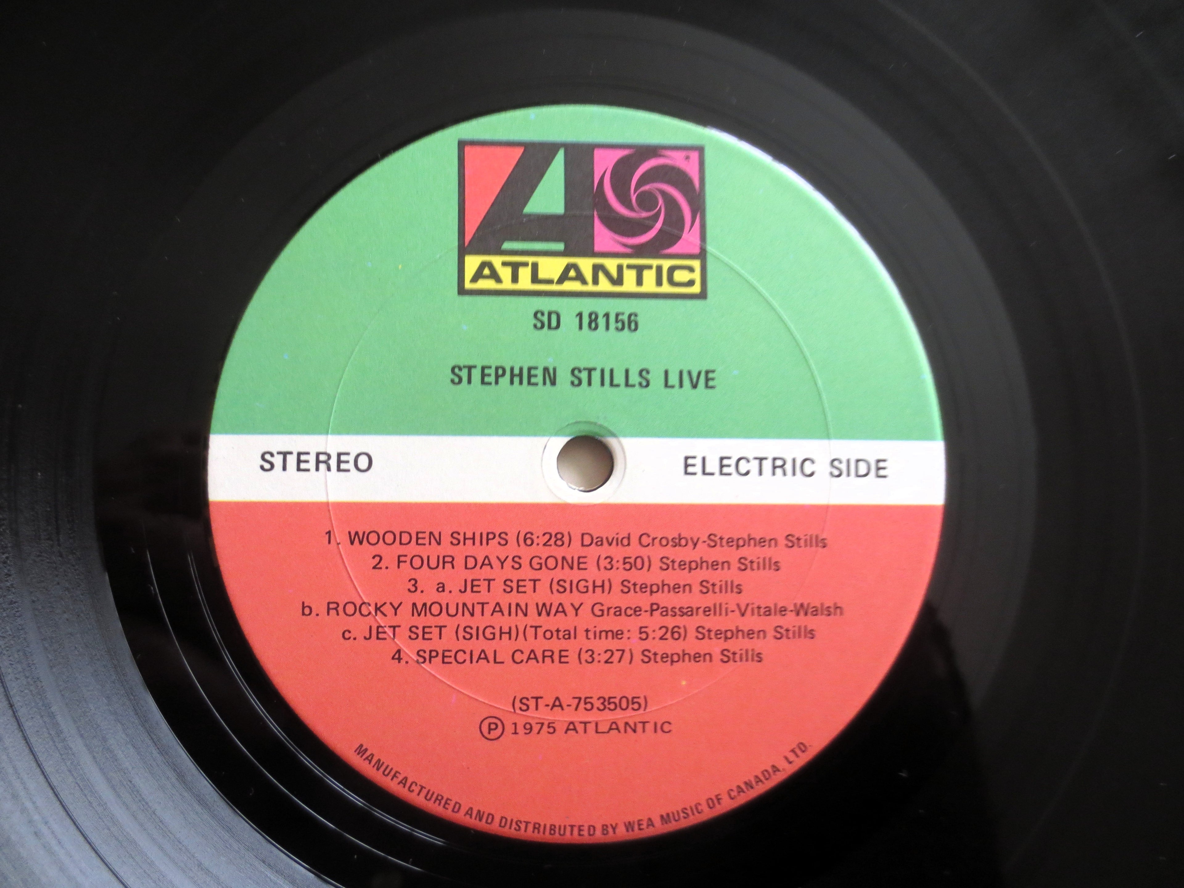 Stephen Stills – Stephen Stills Live (1975) Vinyl LP