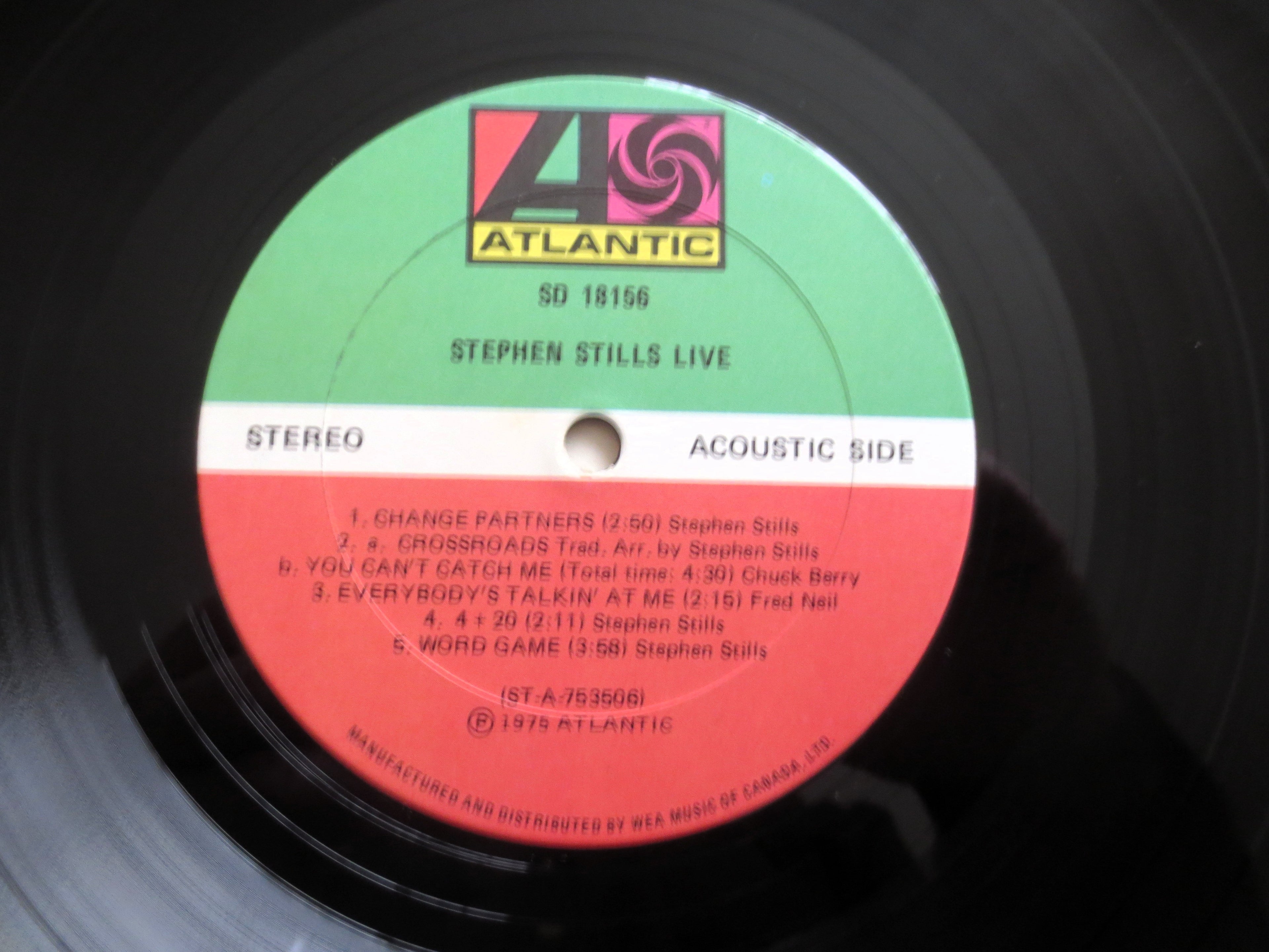 Stephen Stills – Stephen Stills Live (1975) Vinyl LP