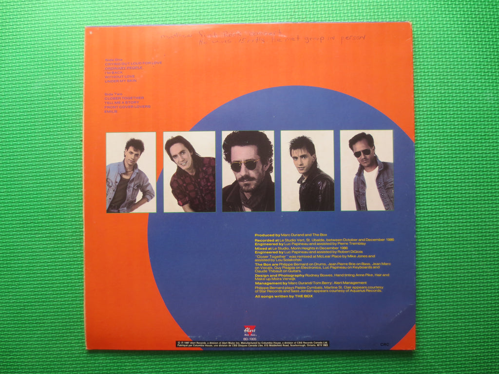 The Box – Closer Together (1987) Vinyl LP