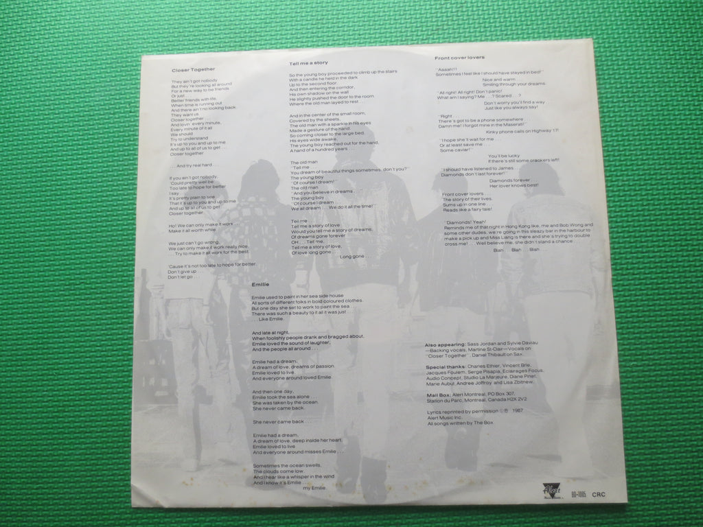 The Box – Closer Together (1987) Vinyl LP