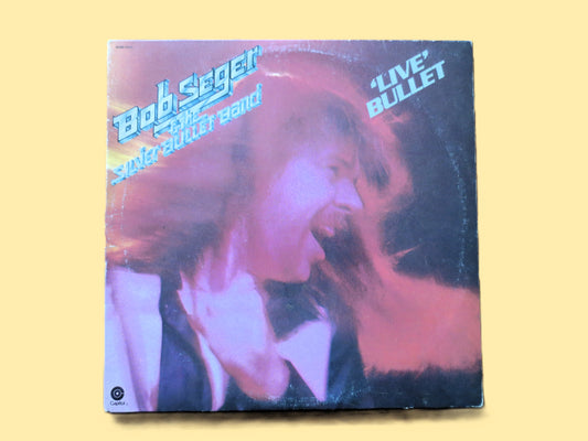 BOB SEGER, Live Bullet, Vintage Double Album, 1976 Record, Vinyl lp