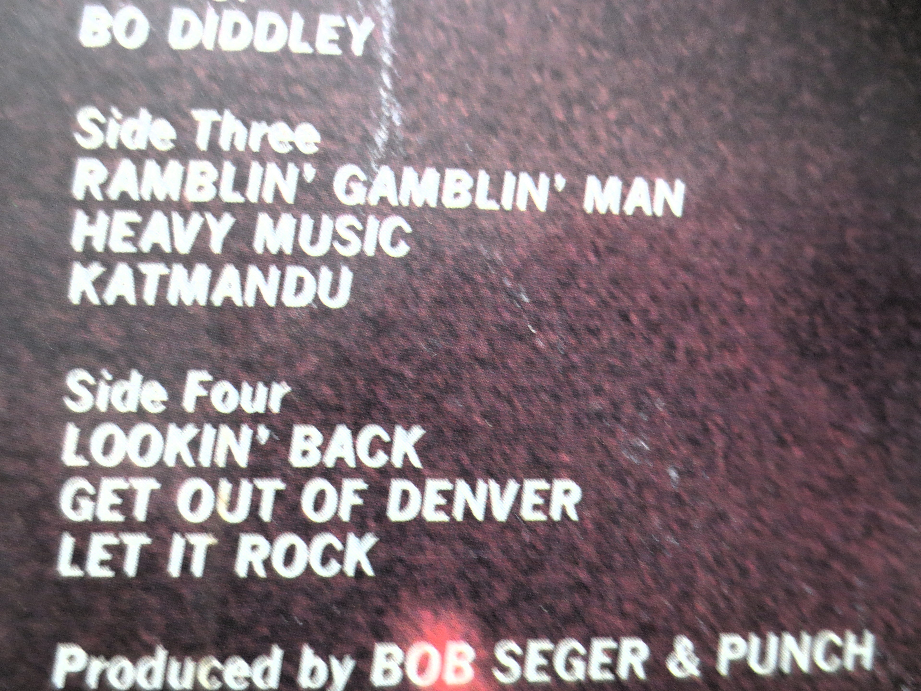 BOB SEGER, Live Bullet, Vintage Double Album, 1976 Record, Vinyl lp