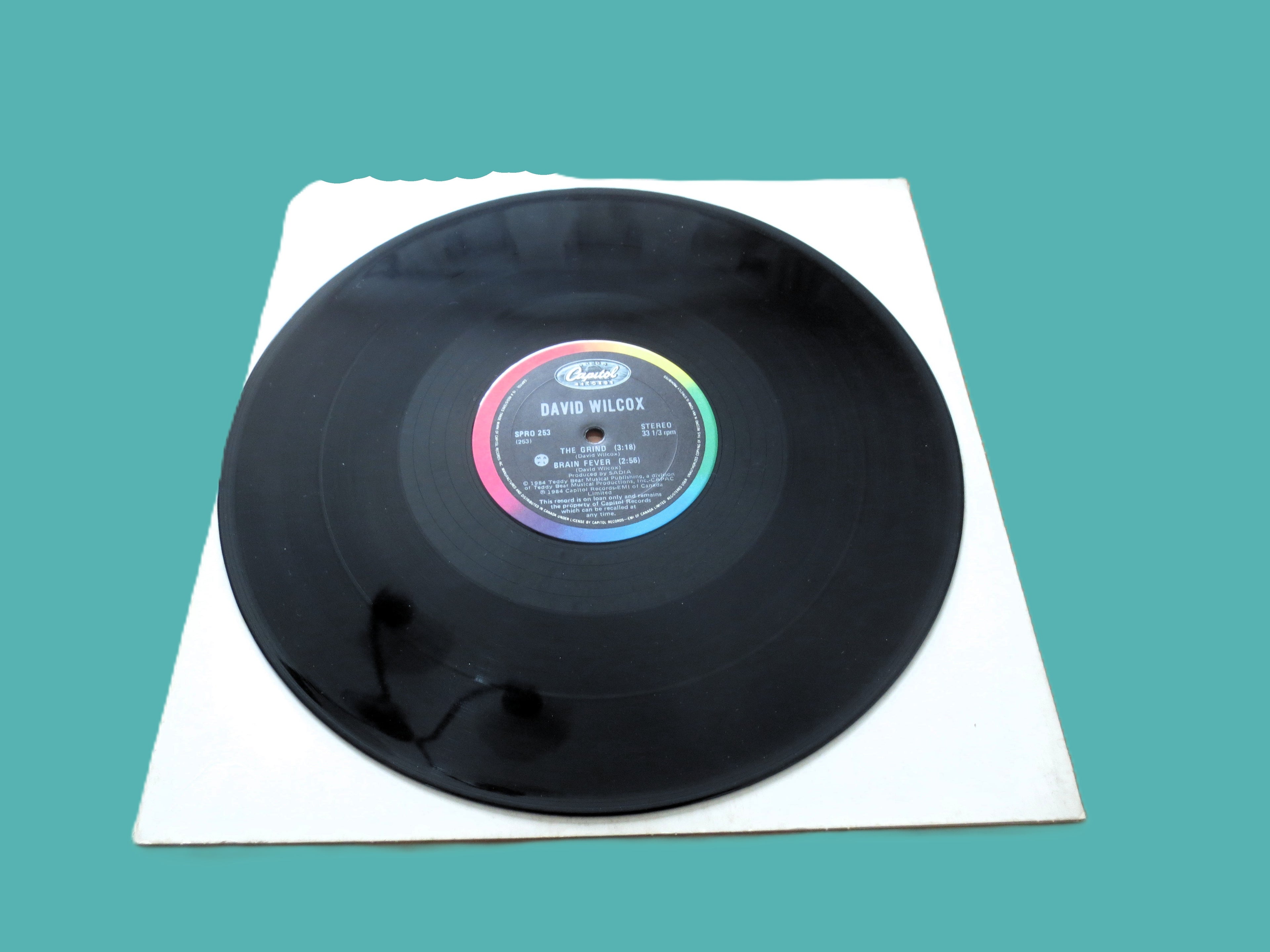 David Wilcox – The Grind / Brain Fever (1984) Vinyl EP
