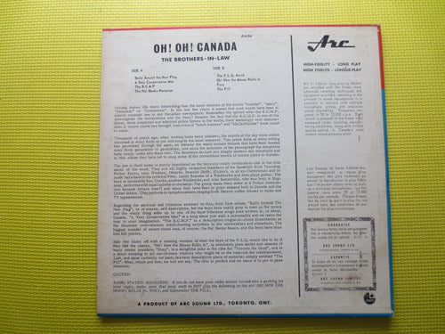 Brothers-in-Law – Oh! Oh! Canada (1966) Vinyl LP