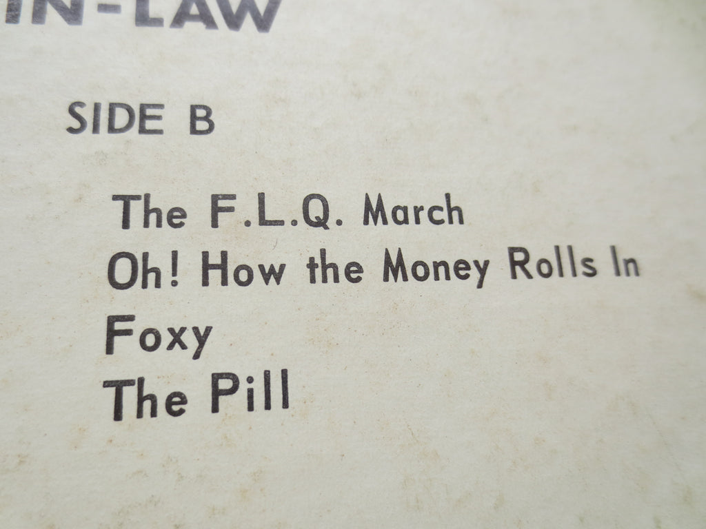Brothers-in-Law – Oh! Oh! Canada (1966) Vinyl LP