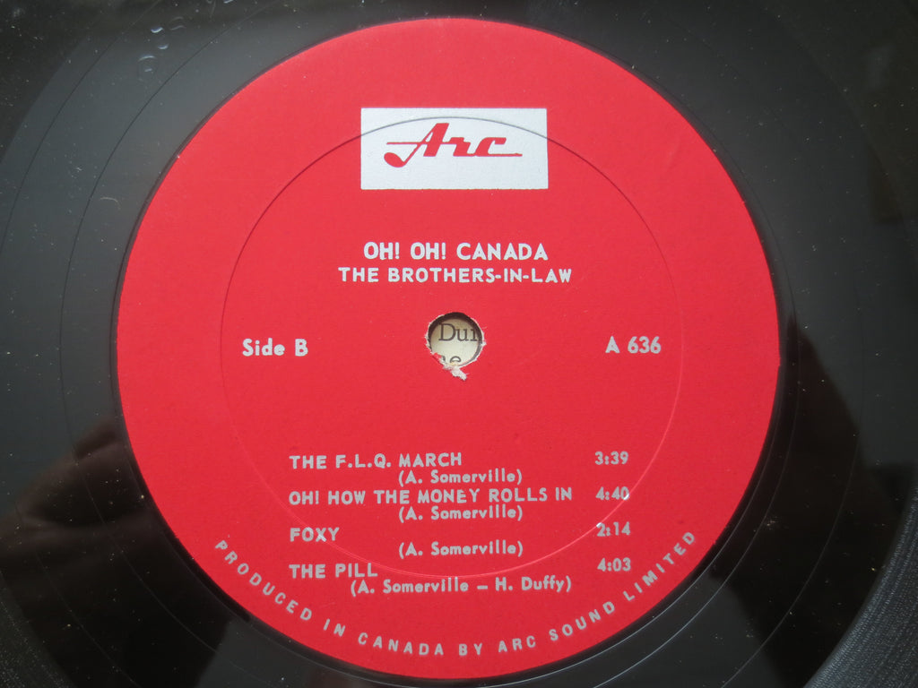 Brothers-in-Law – Oh! Oh! Canada (1966) Vinyl LP