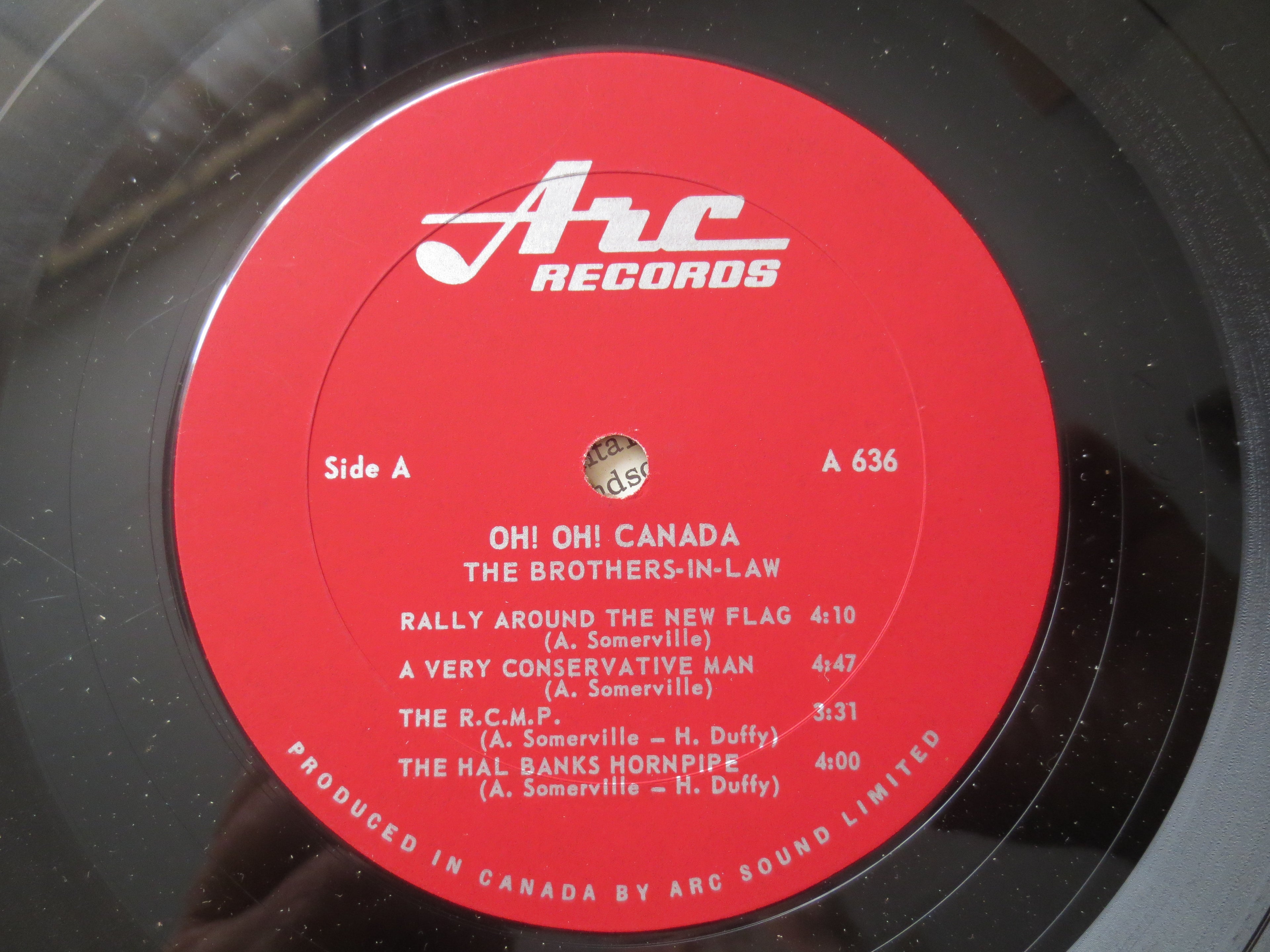 Brothers-in-Law – Oh! Oh! Canada (1966) Vinyl LP