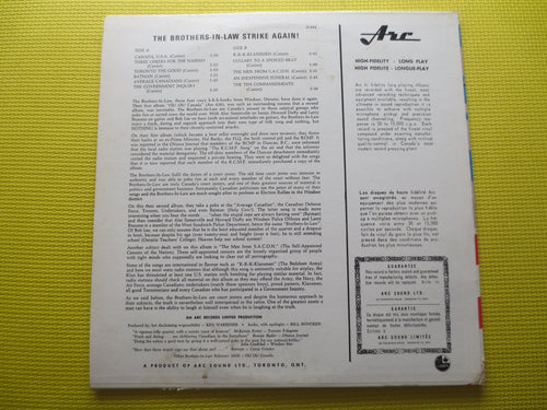Brothers-in-Law – The Brothers-in-Law Strike Again (1966) Vinyl LP