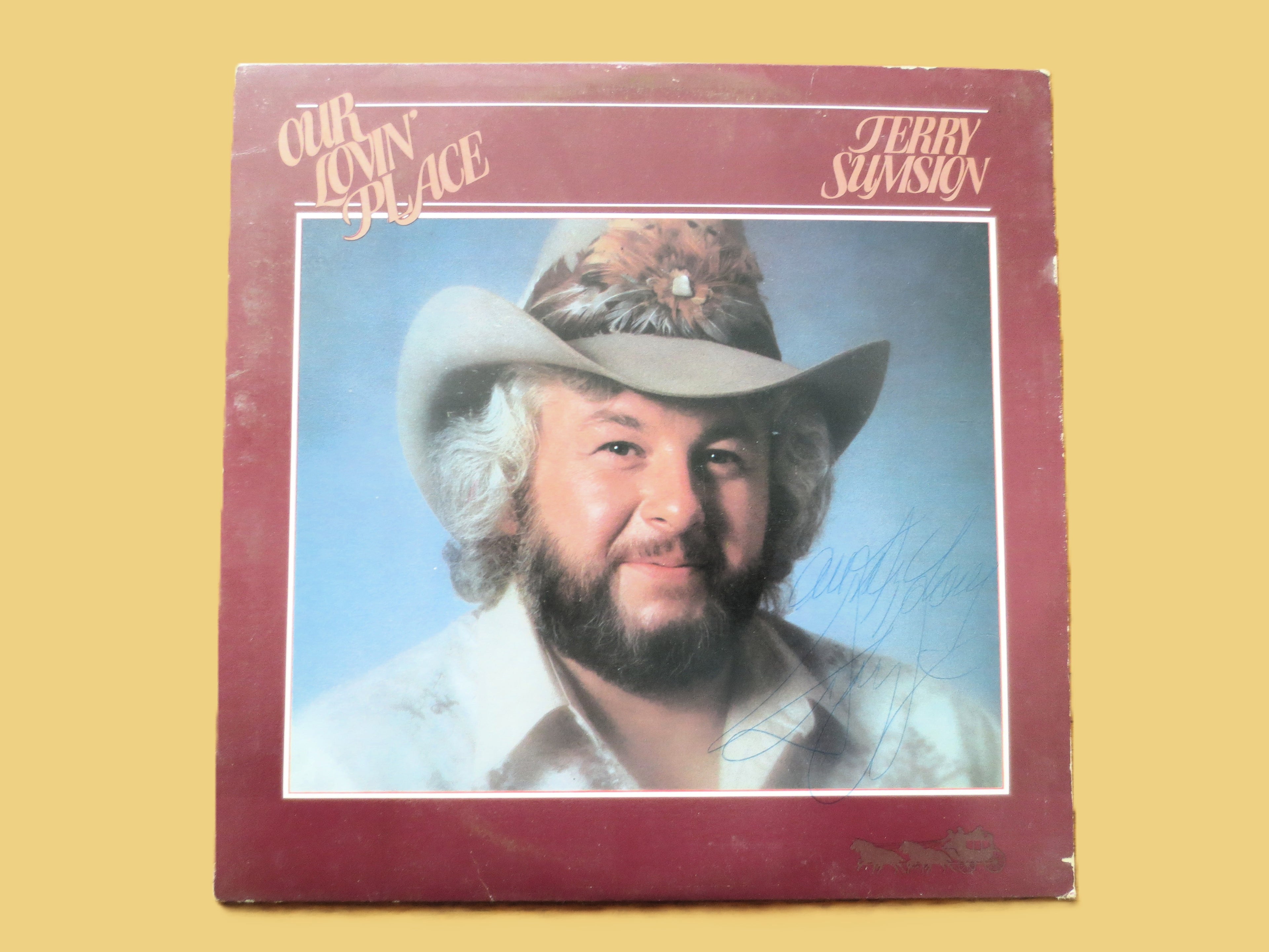 TERRY SUMSION, AUTOGRAPHED, Our Lovin' Place, Vintage Album, 1982 Record, Vinyl Lp