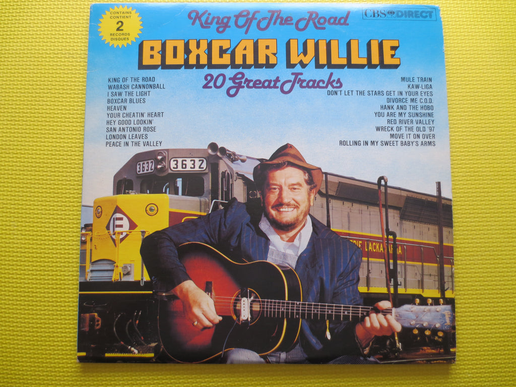 Boxcar Willie – King of the Road (1980) Vinyl LP (2-Record Set)