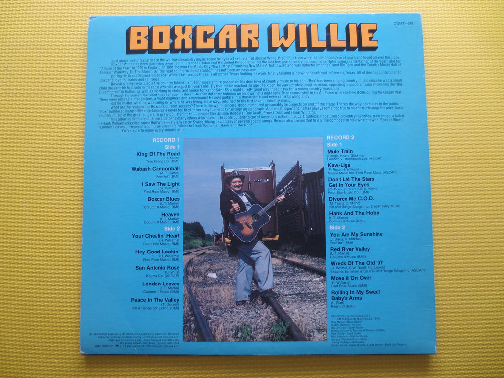Boxcar Willie – King of the Road (1980) Vinyl LP (2-Record Set)