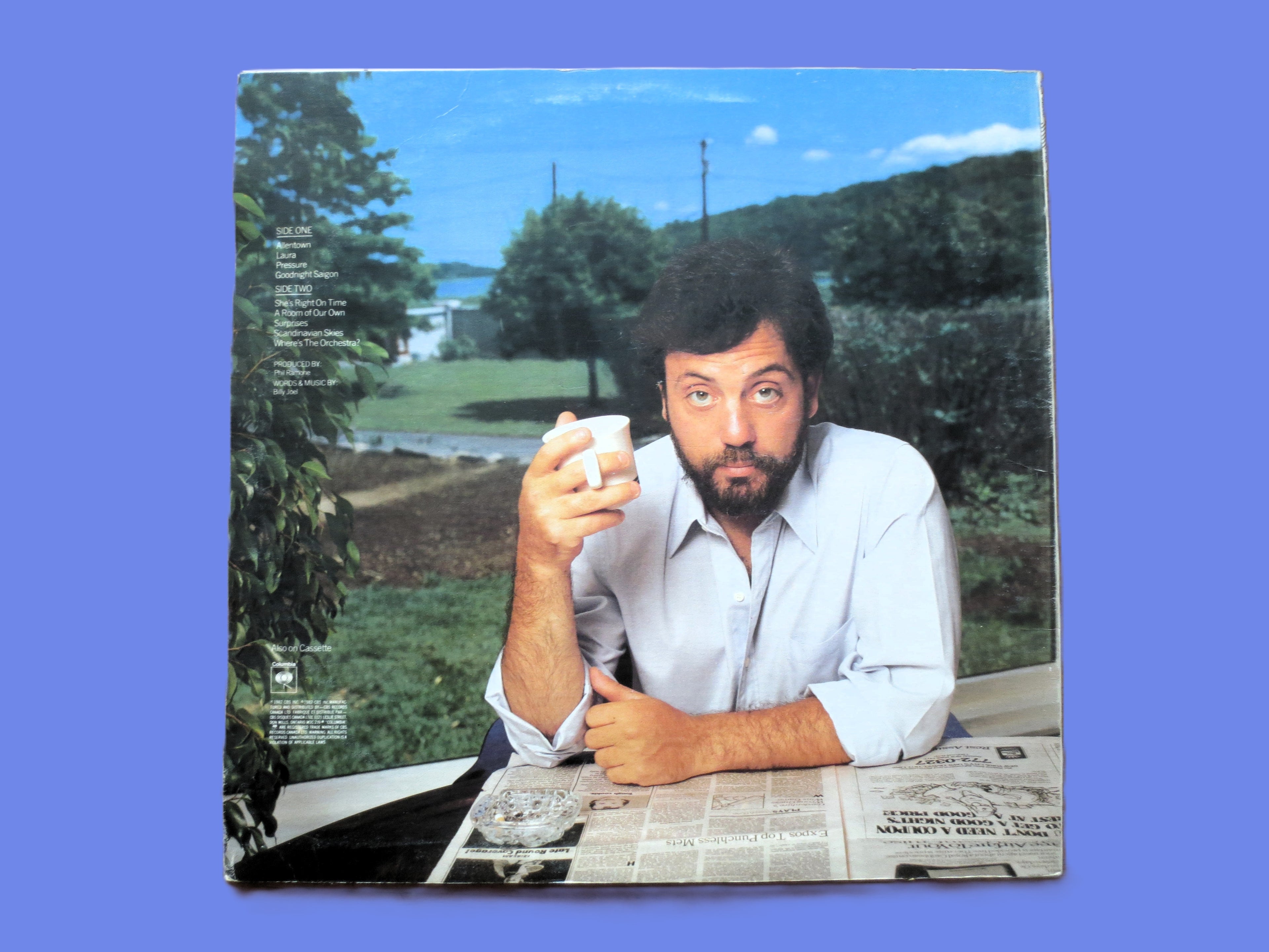BILLY JOEL, The Nylon Curtain, Vintage Album, 1982 Record, Vinyl Lp