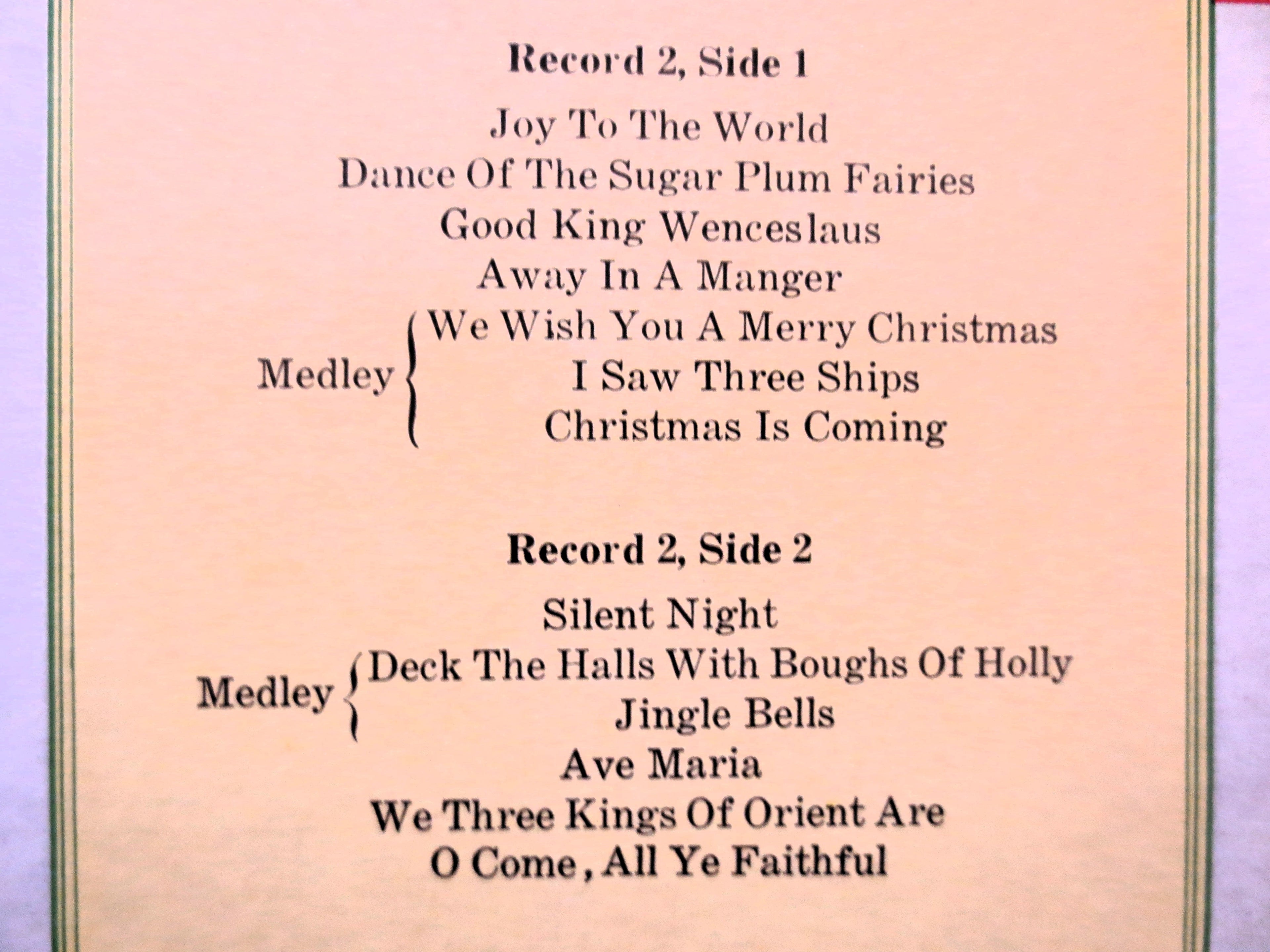 Shell's Wonderful World Of Music, Special Christmas Edition, Vintage Double Album, 1970 Record