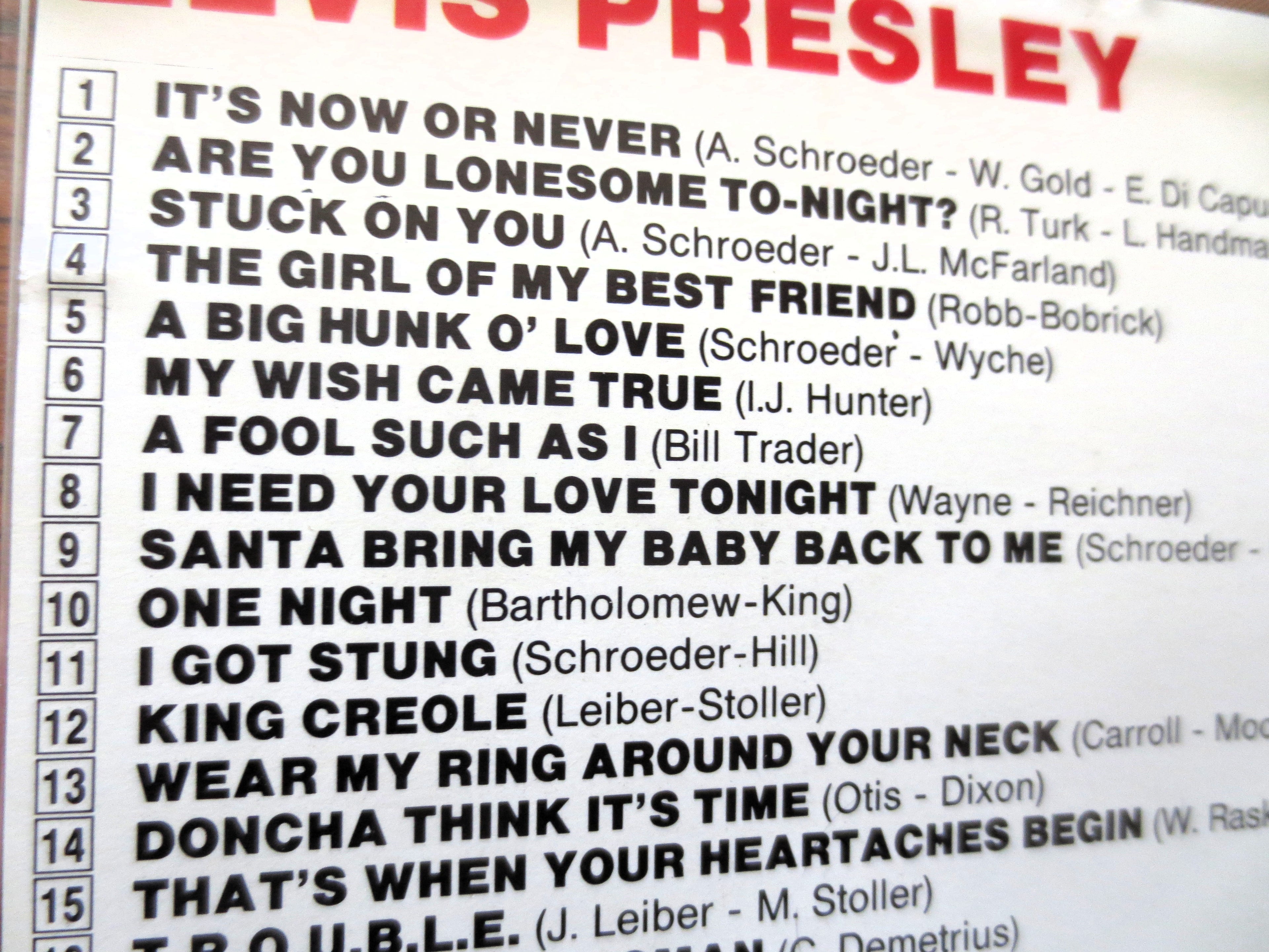 Elvis Presley – 30 Greatest Hits (1990) CD