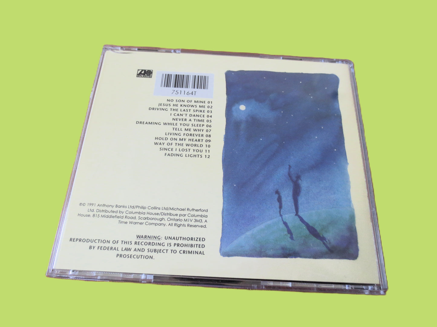 GENESIS, We Can't Dance, 1991 Compact Disc, Vintage Cd