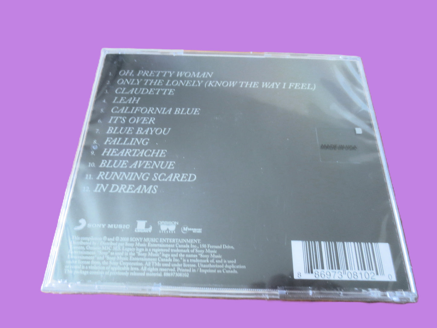ROY ORBISON, Factory SEALED, Greatest Hits, Compact Disc, Vintage Cd