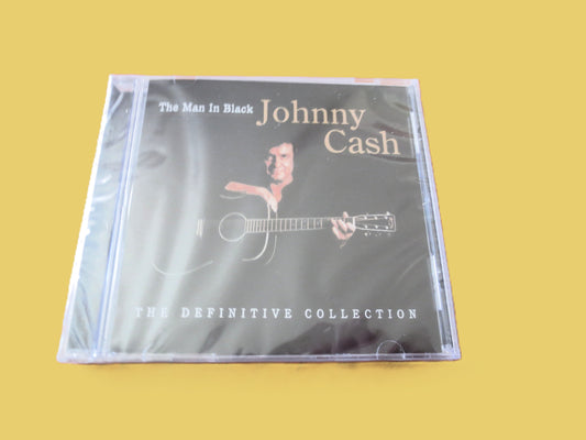 JOHNNY CASH, Factory SEALED, The Man in Black, 2007 Compact Disc, Vintage Cd