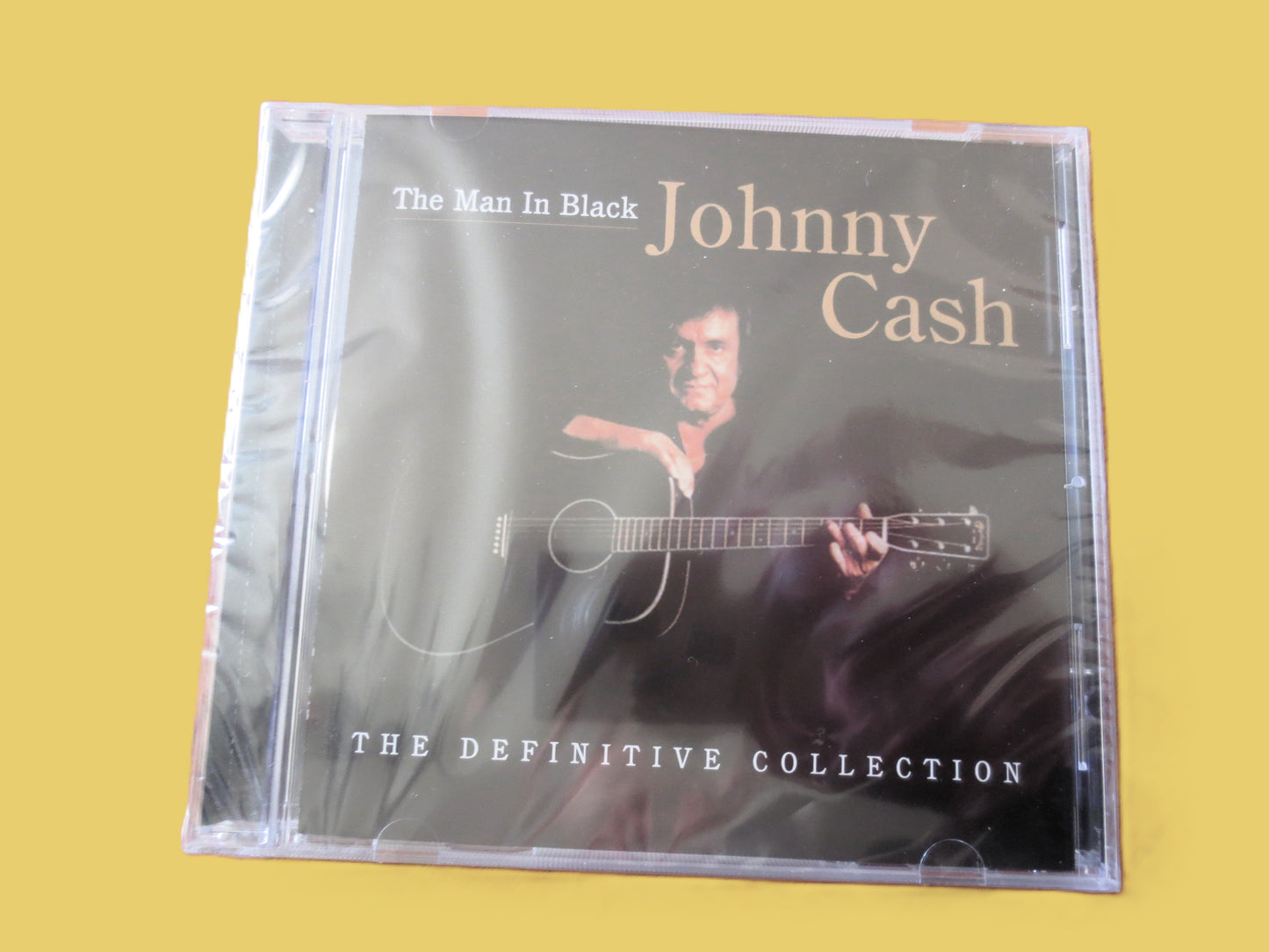 JOHNNY CASH, Factory SEALED, The Man in Black, 2007 Compact Disc, Vintage Cd