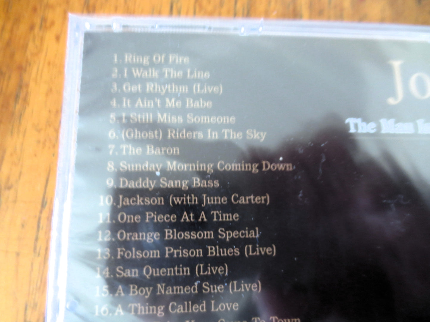 JOHNNY CASH, Factory SEALED, The Man in Black, 2007 Compact Disc, Vintage Cd