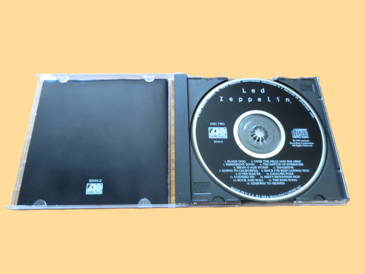 LED ZEPPELIN, Disc 2, 1990 Compact Disc, Vintage Cd