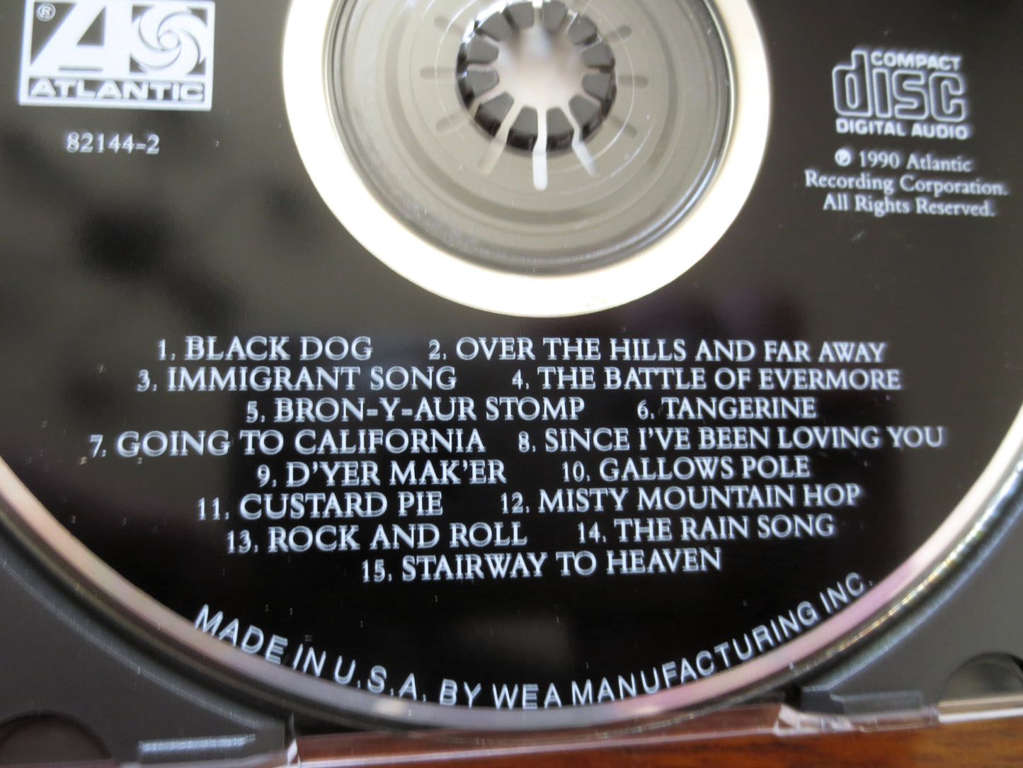 LED ZEPPELIN, Disc 2, 1990 Compact Disc, Vintage Cd