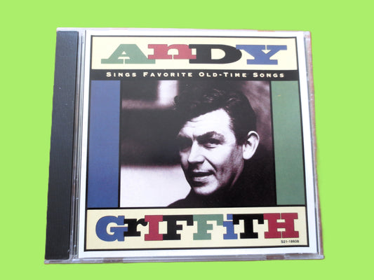 ANDY GRIFFITH, Old Time Songs, 1996 Compact Disc, Vintage Cd