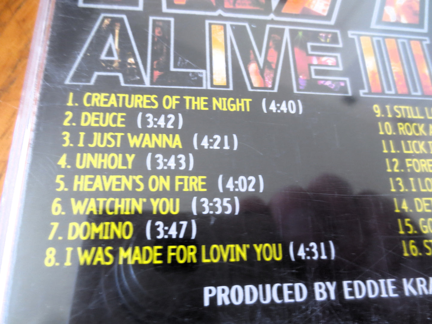 KISS, Kiss Alive III, 1993 Compact Disc, Vintage Cd