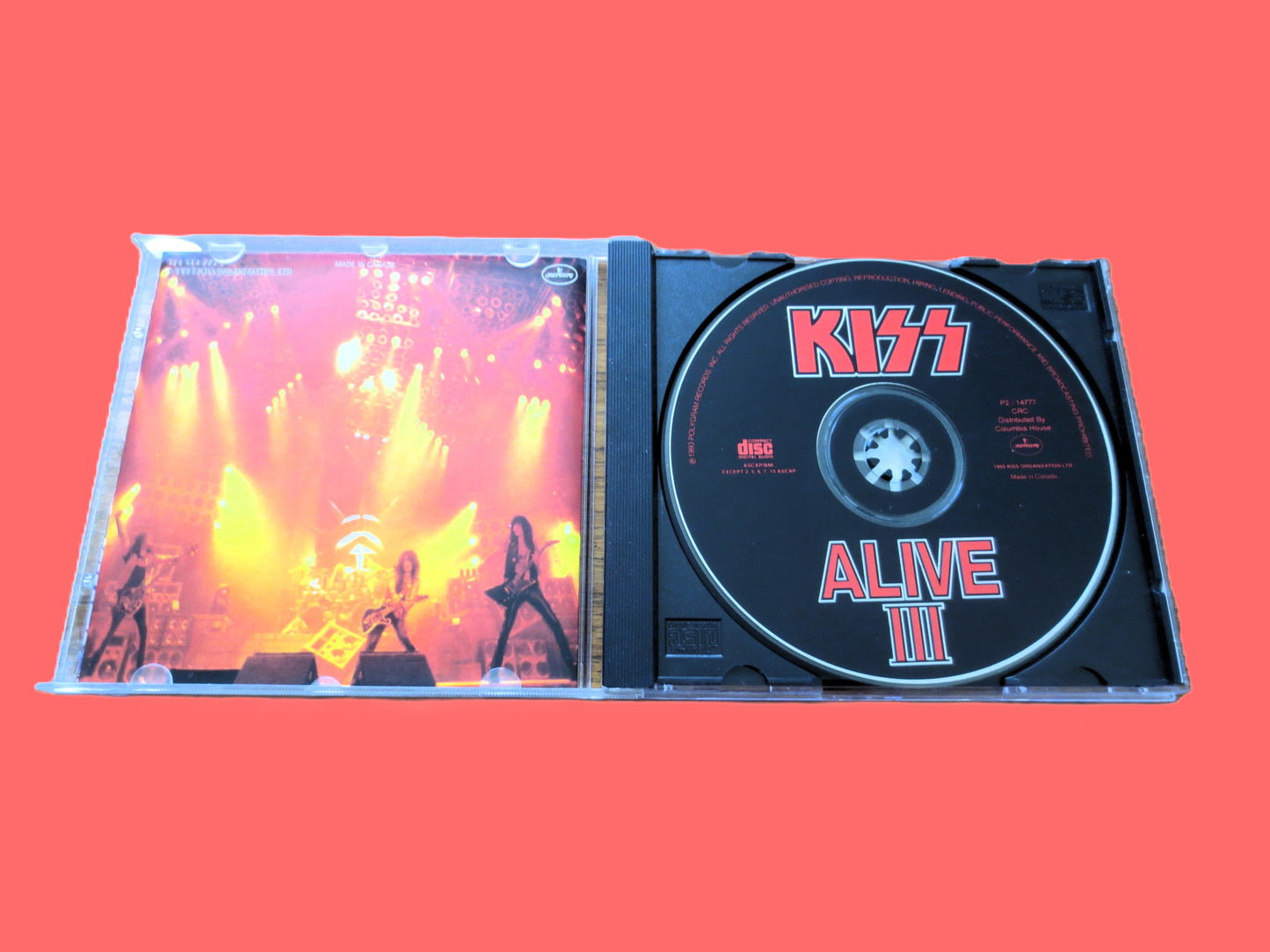 KISS, Kiss Alive III, 1993 Compact Disc, Vintage Cd