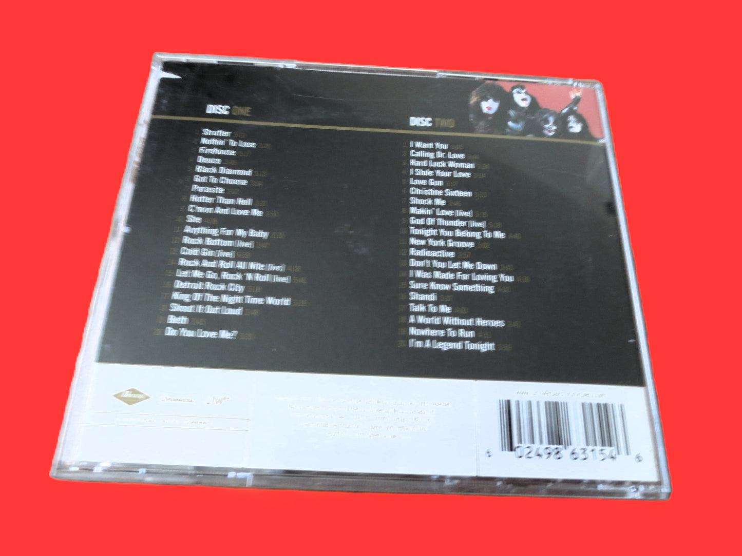 KISS, GOLD, 2 Discs, 2005 Compact Disc, Vintage Cd
