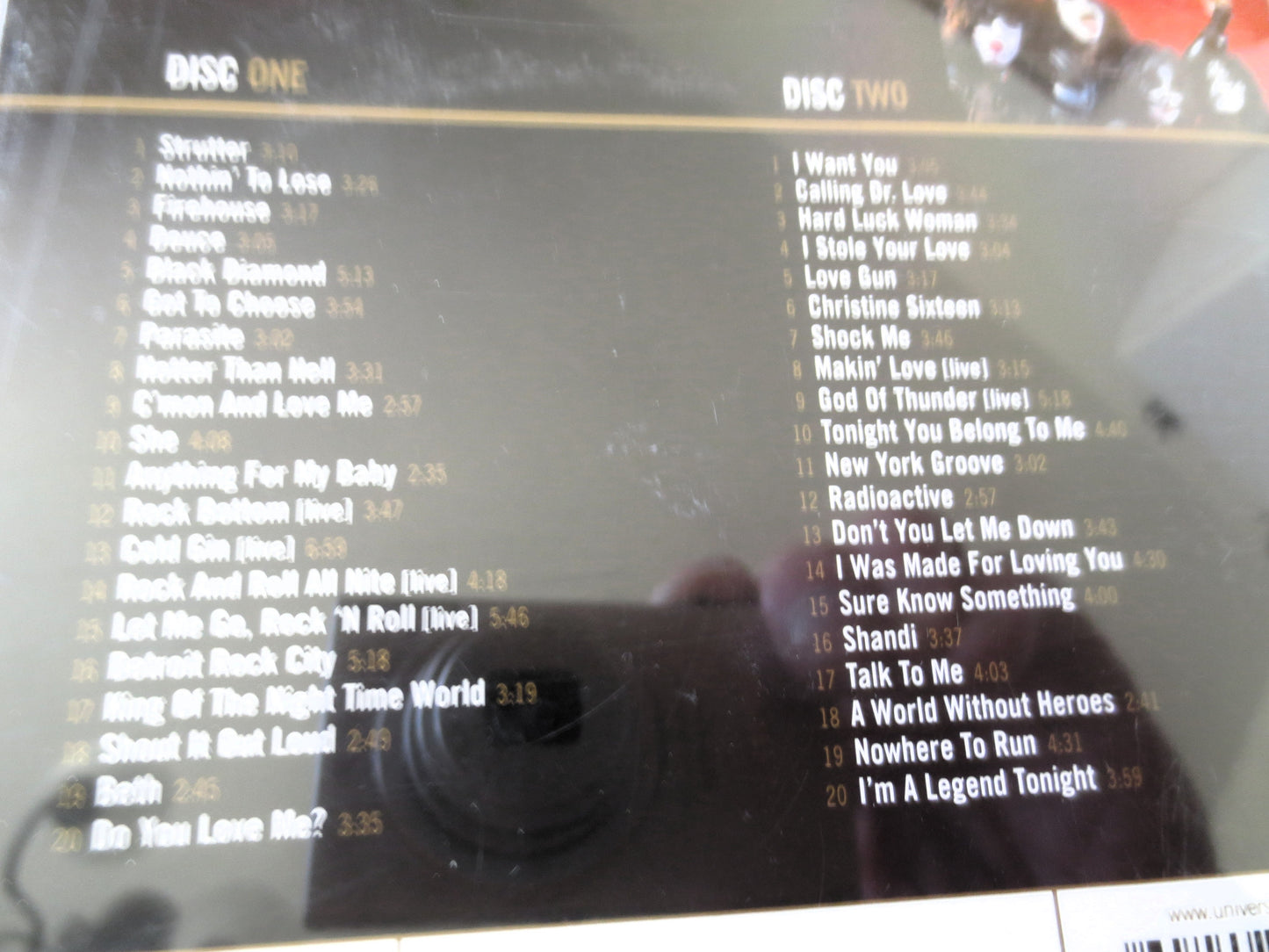 KISS, GOLD, 2 Discs, 2005 Compact Disc, Vintage Cd