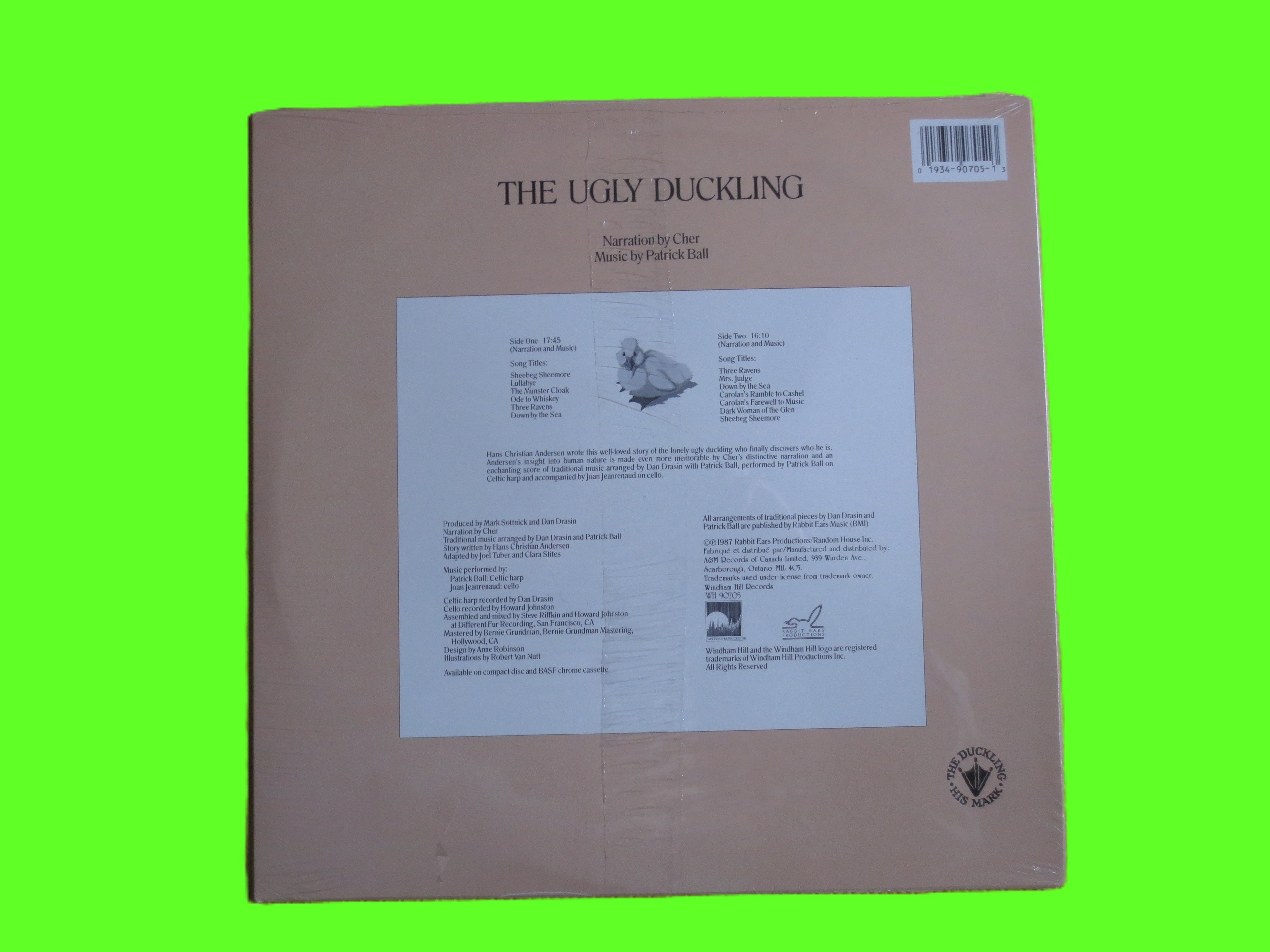 Cher – The Ugly Duckling (1987) Vinyl LP — Factory Sealed