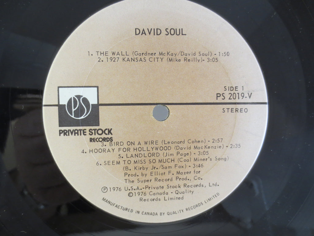 David Soul – David Soul (1977) Vinyl LP