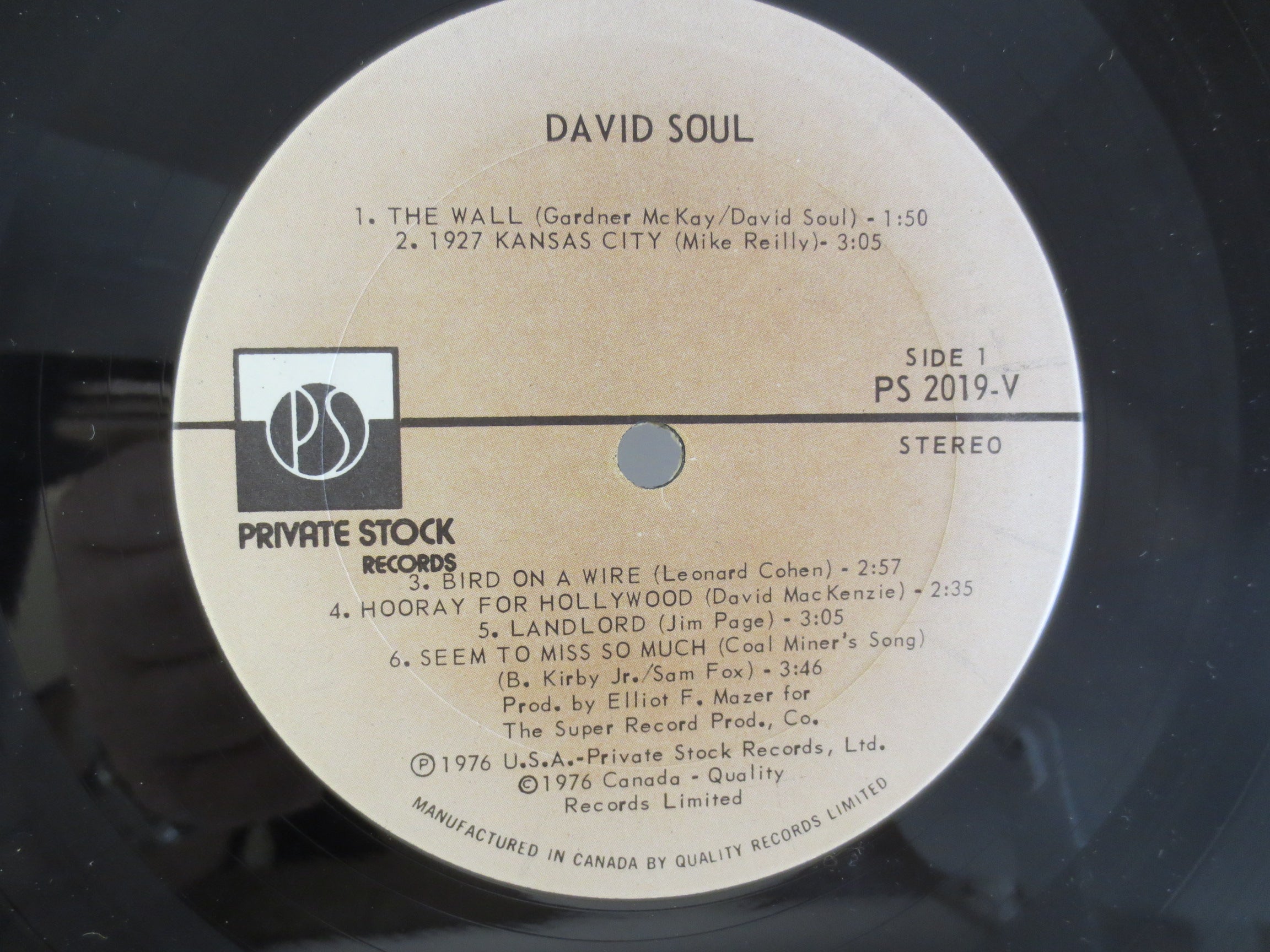 David Soul – David Soul (1977) Vinyl LP