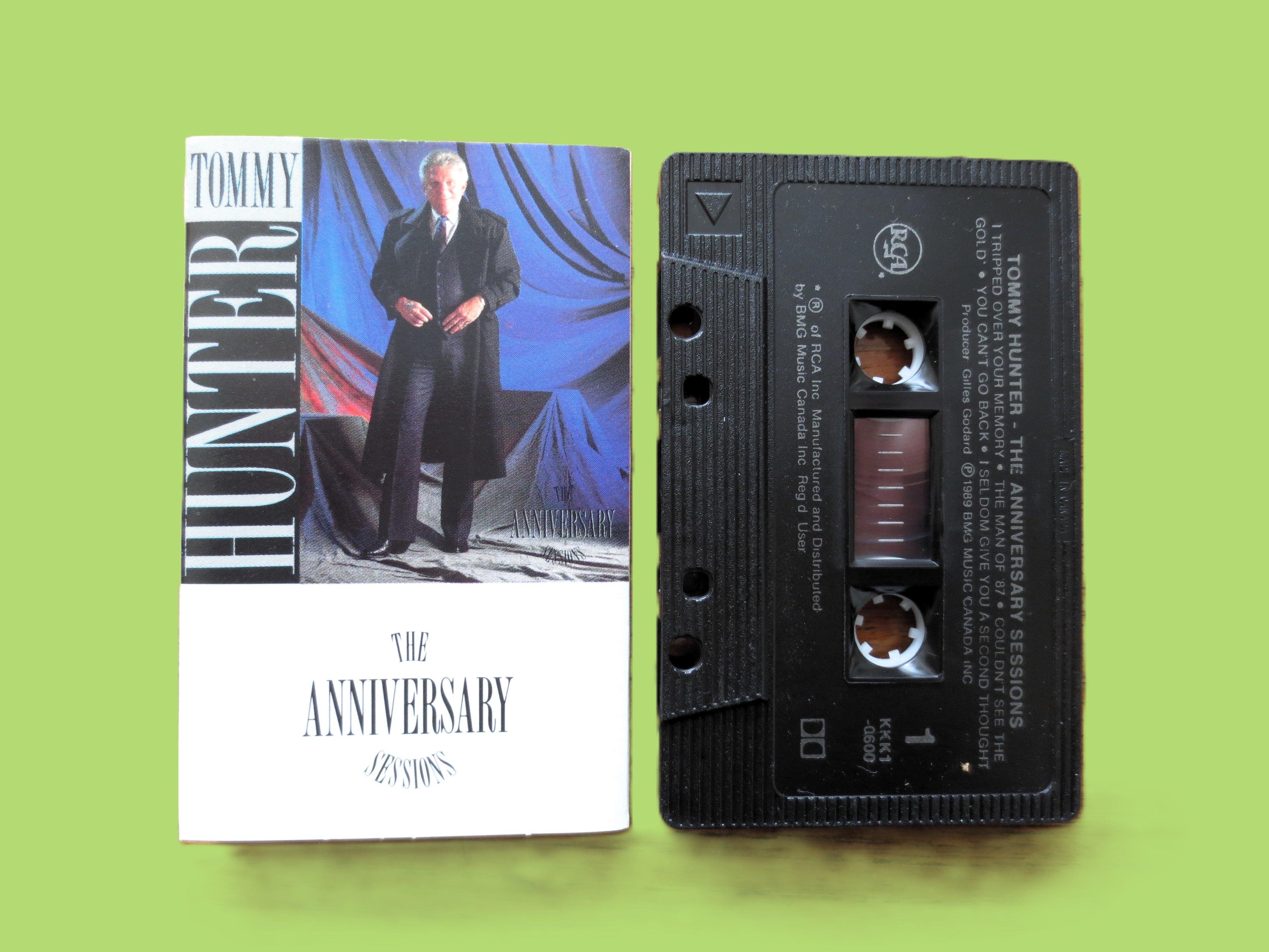 TOMMY HUNTER, The Anniversary, 1989 Cassette Tape, Vintage Cassette