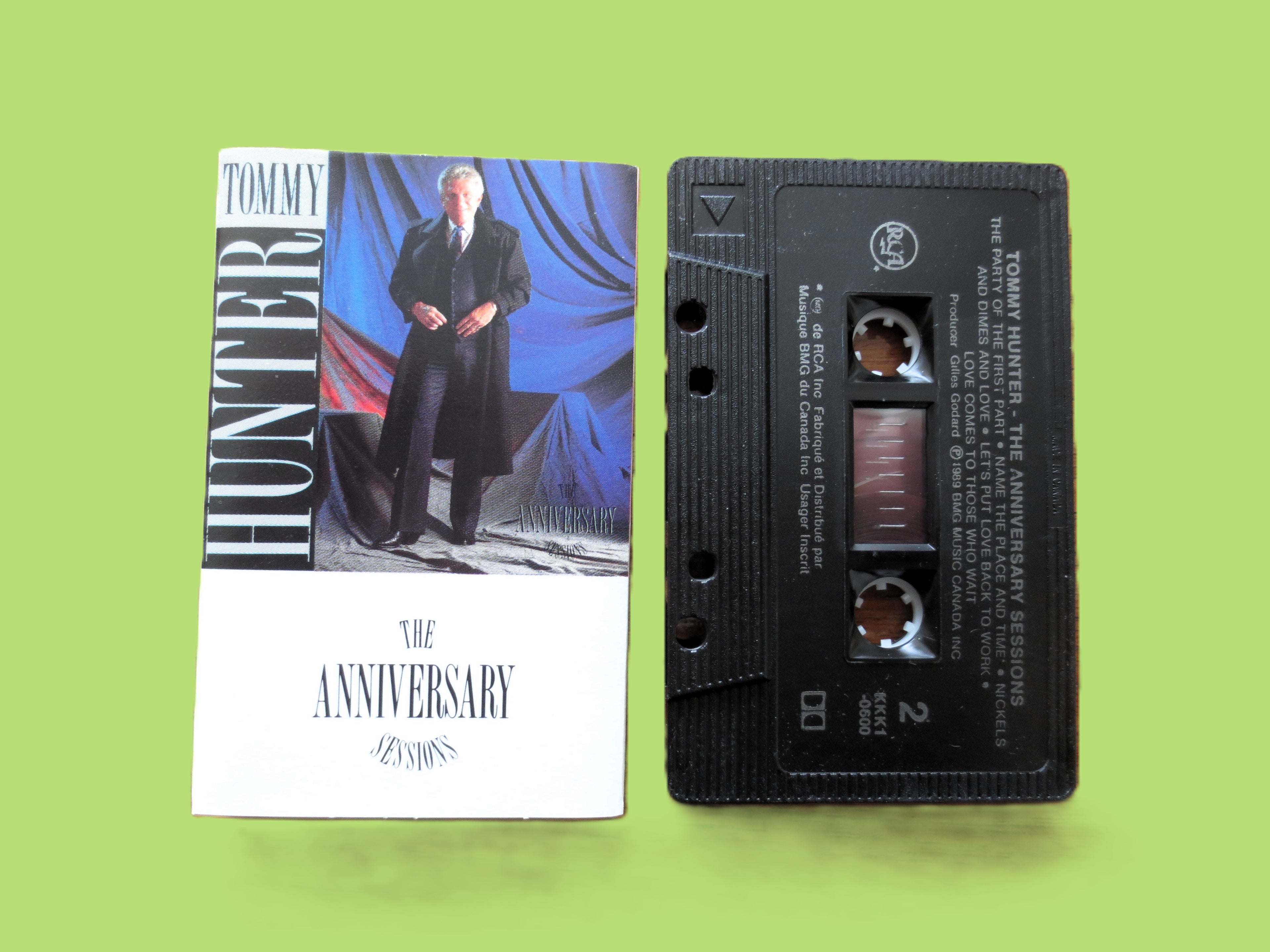 TOMMY HUNTER, The Anniversary, 1989 Cassette Tape, Vintage Cassette