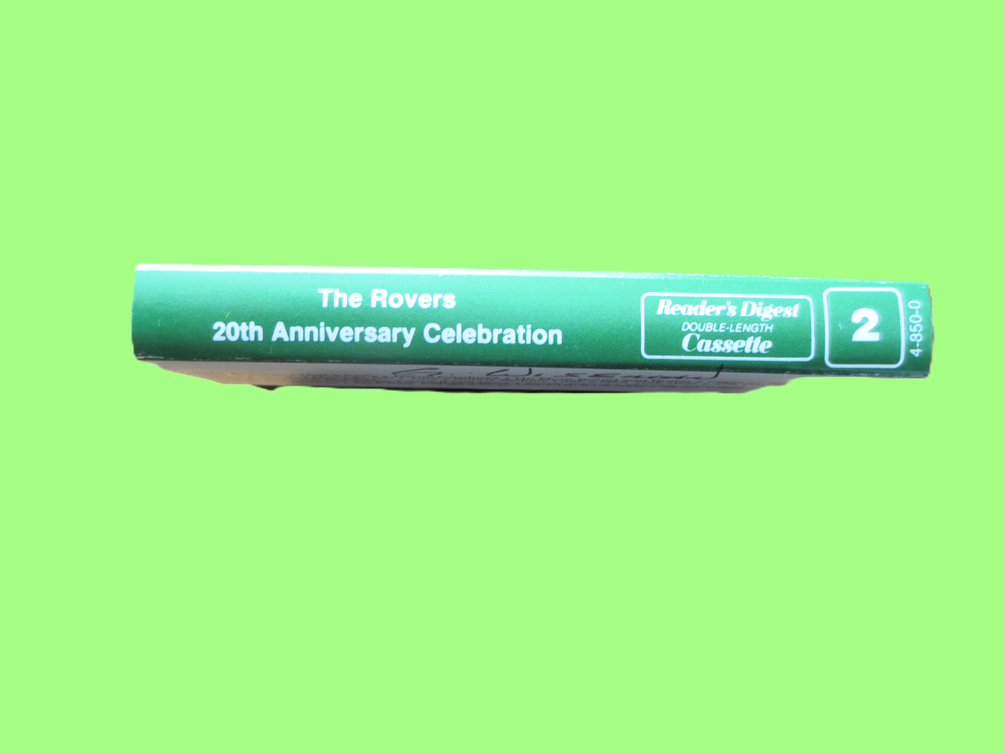 The IRISH ROVERS, 20th Anniversary Celebration, Tape 2, 1984 Cassette Tape, Vintage Cassette