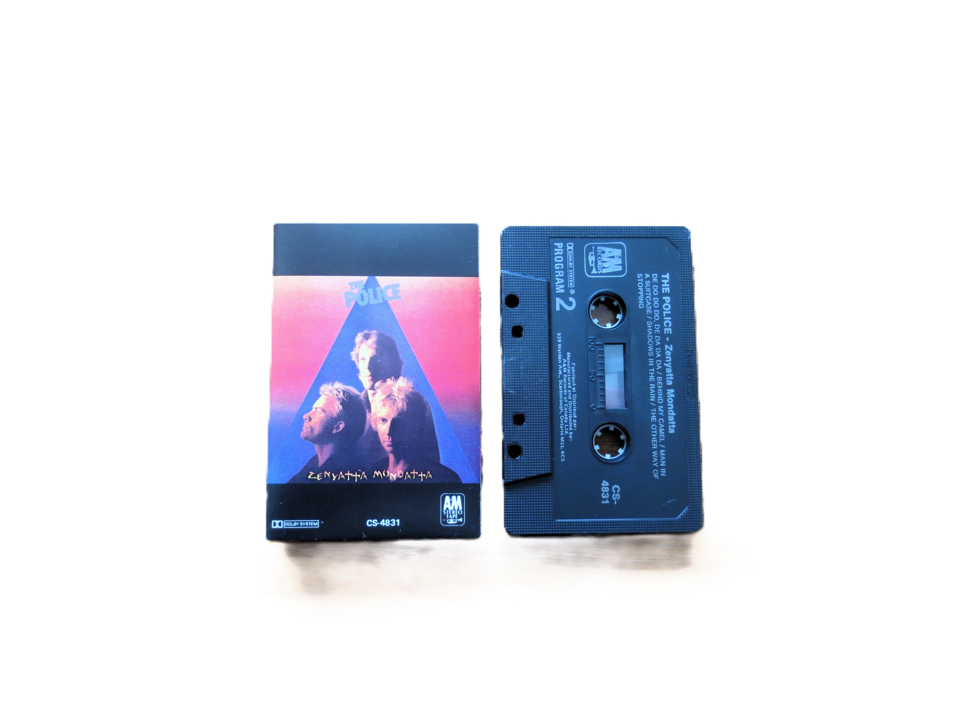 The POLICE, Zenyatta Mondatta, 1985 Cassette Tape, Vintage Cassette