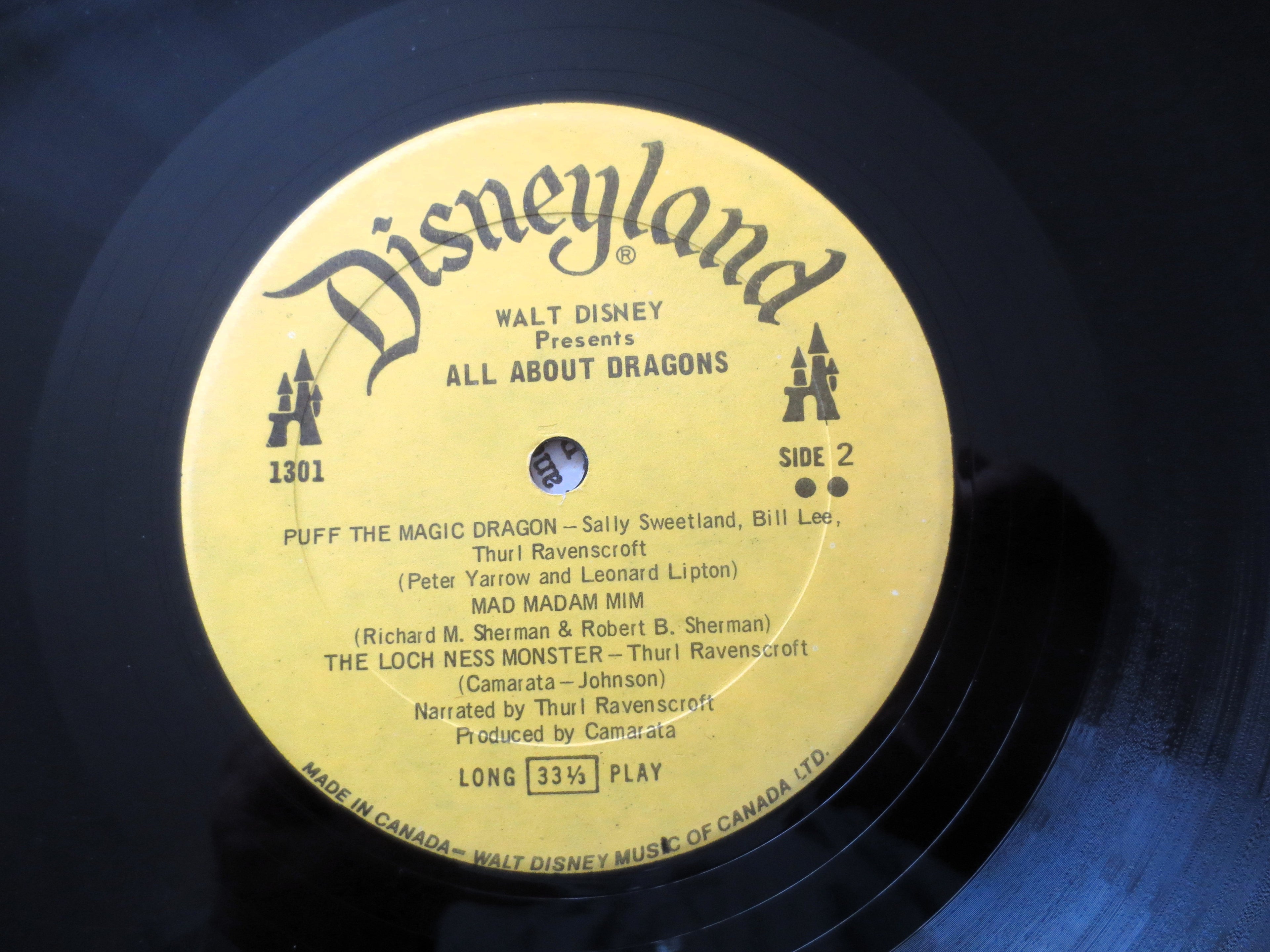 Walt Disney – All About Dragons (1966) Vinyl LP