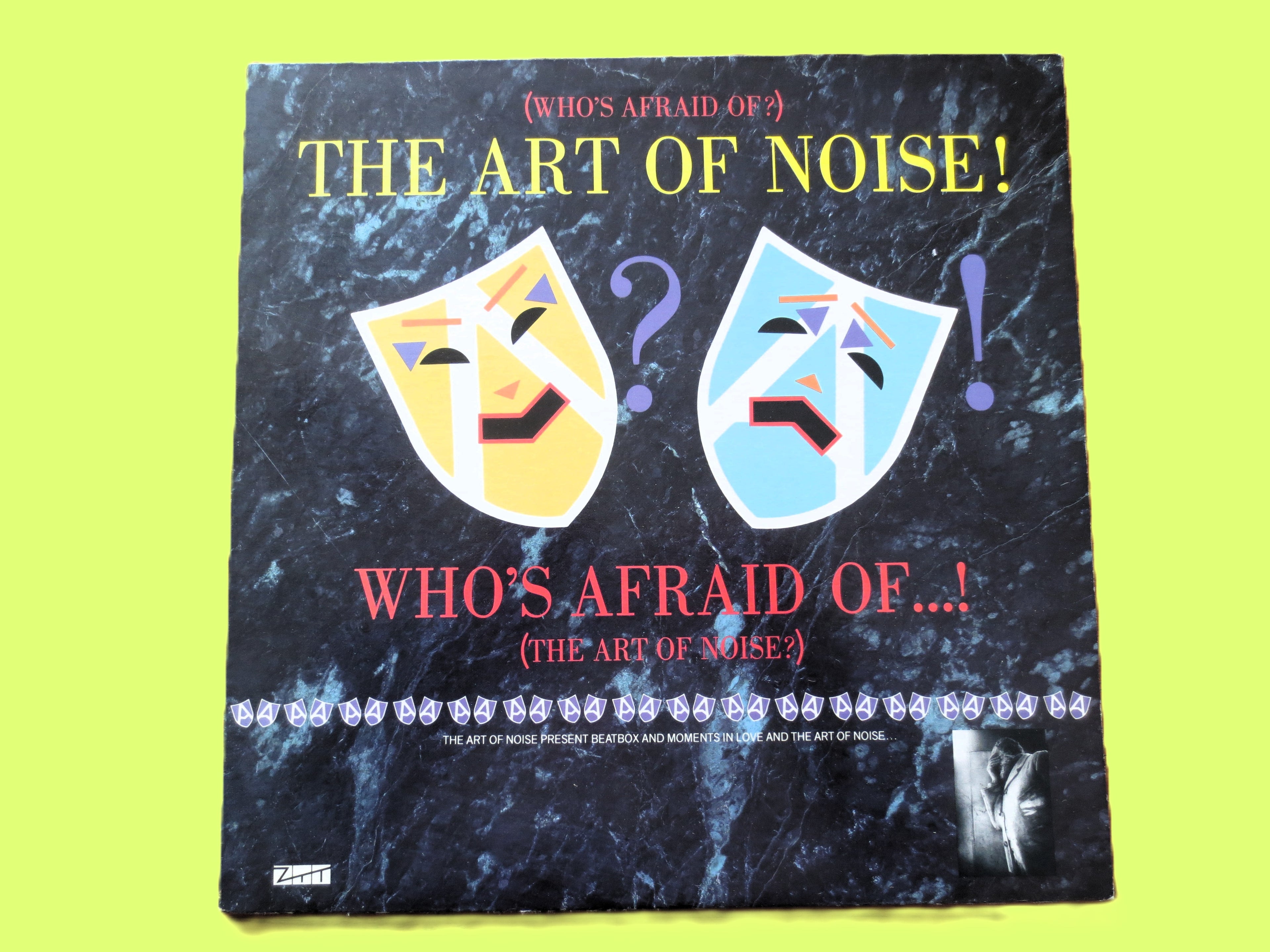 The ART of NOISE, Who's Afraid of, Vintage Album, 1984 Record, Vinyl Lp