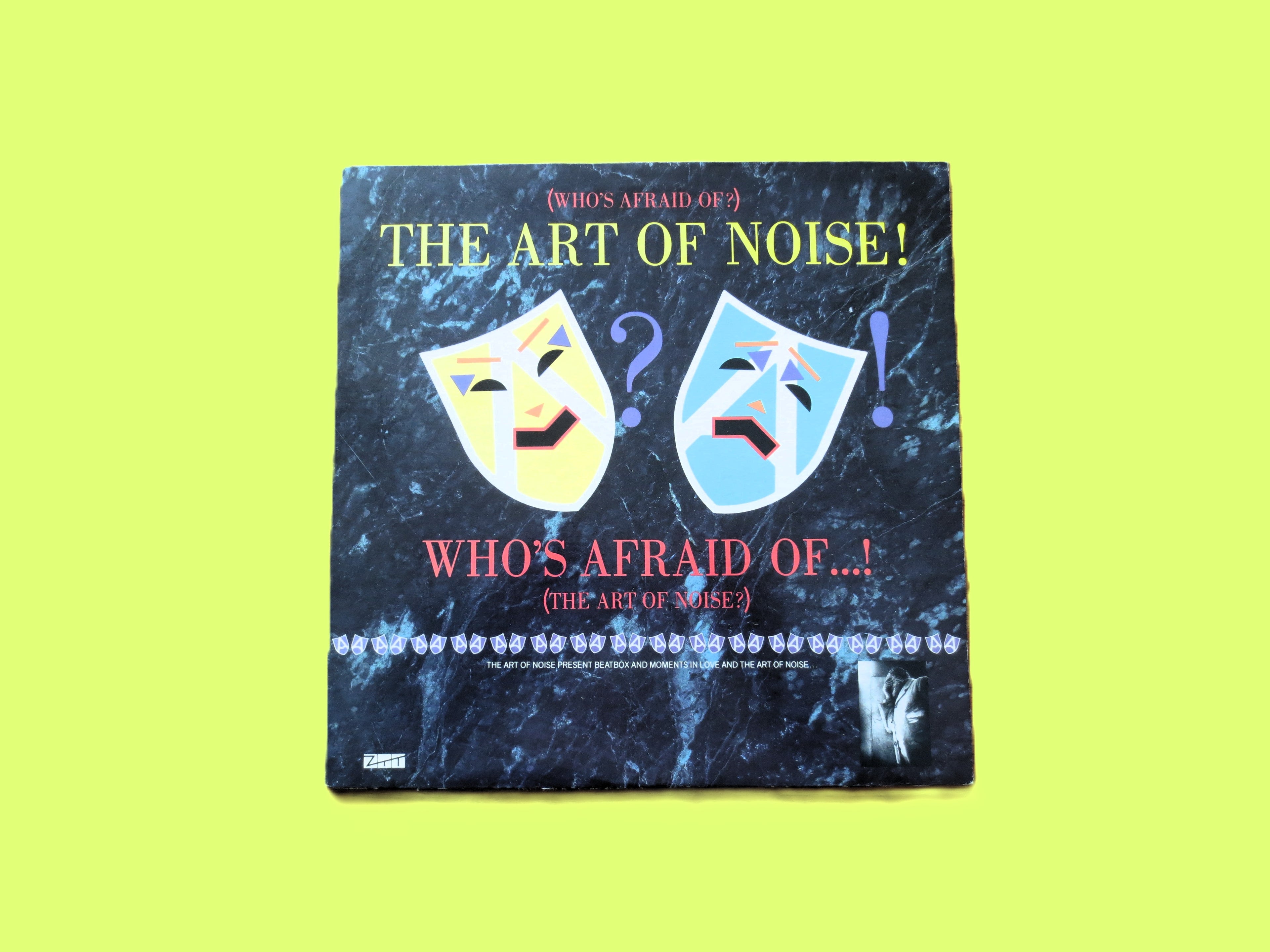 The ART of NOISE, Who's Afraid of, Vintage Album, 1984 Record, Vinyl Lp