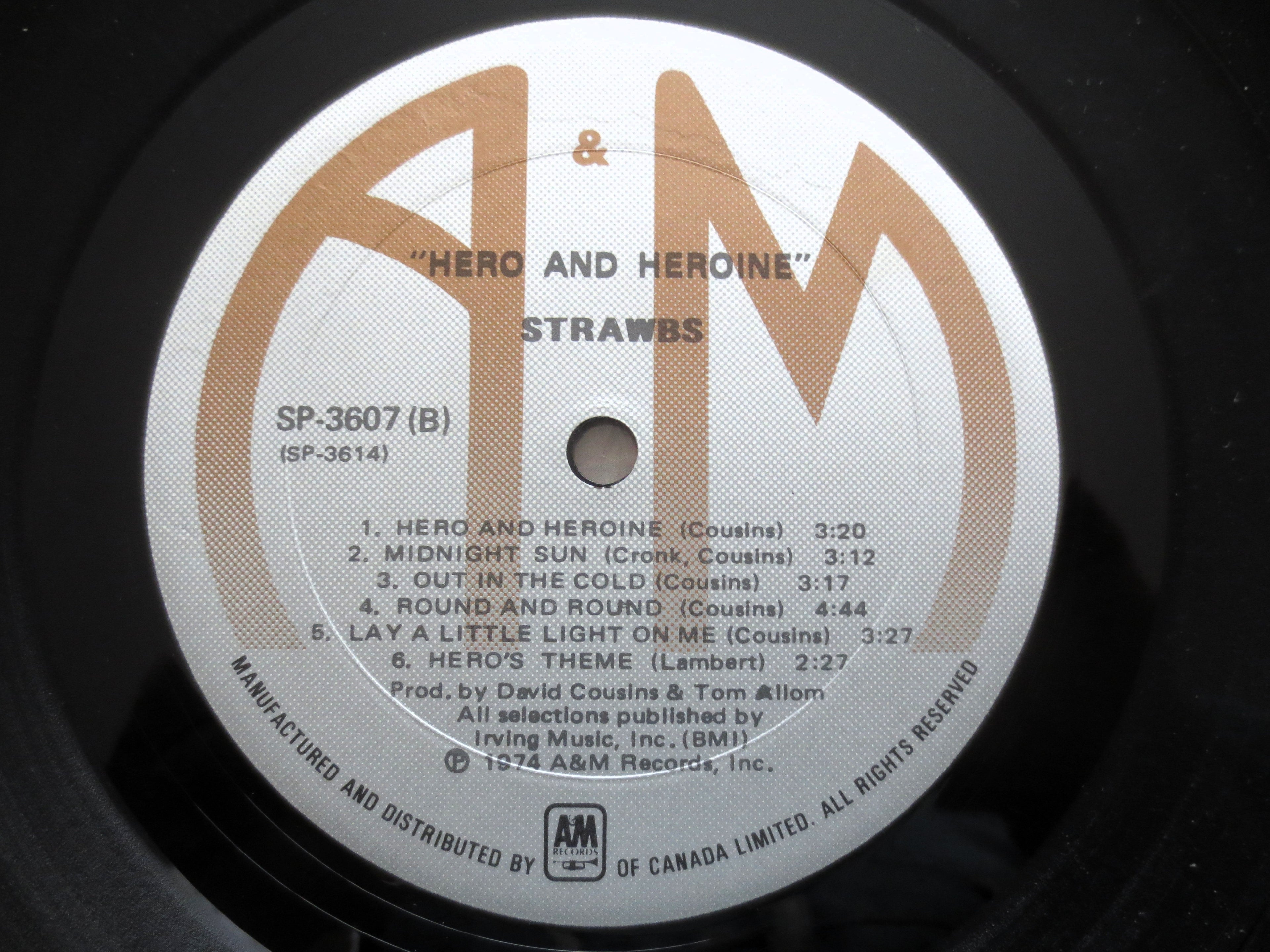 STRAWBS, Hero And Heroine, Vintage Album, 1974 Record, Vinyl Lp