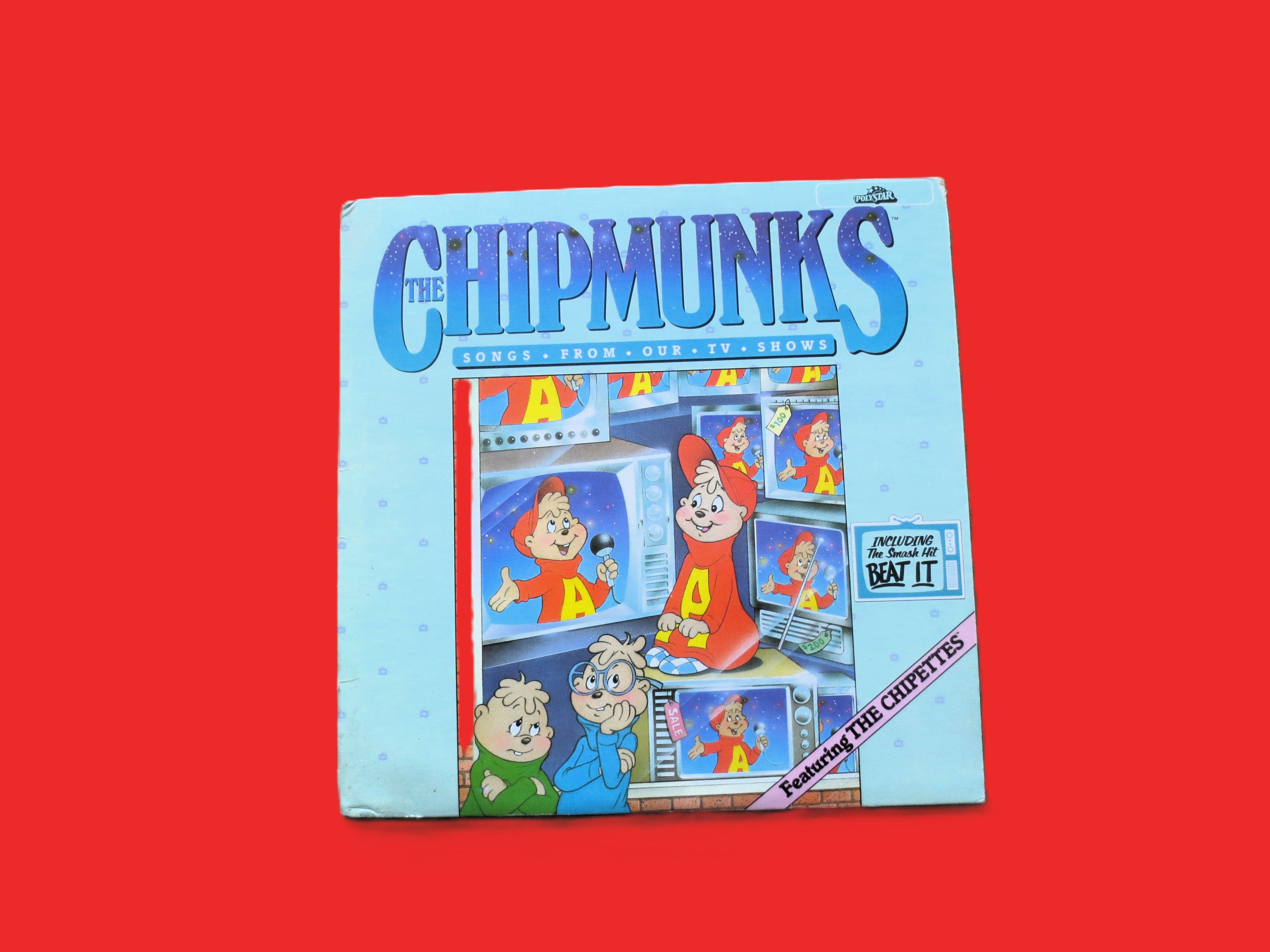 The CHIPMUNKS, Songs from our TV Shows, Vintage Album, 1984 Record, Vinyl Lp