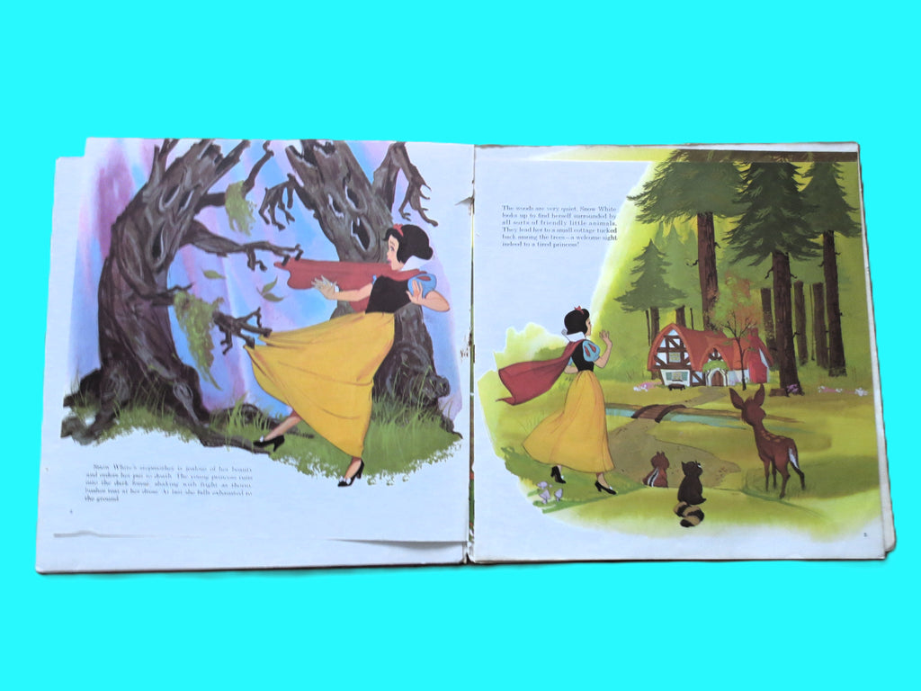 SNOW WHITE, Disneyland Record, Disney Records, 1969 Records, Vinyl Lp